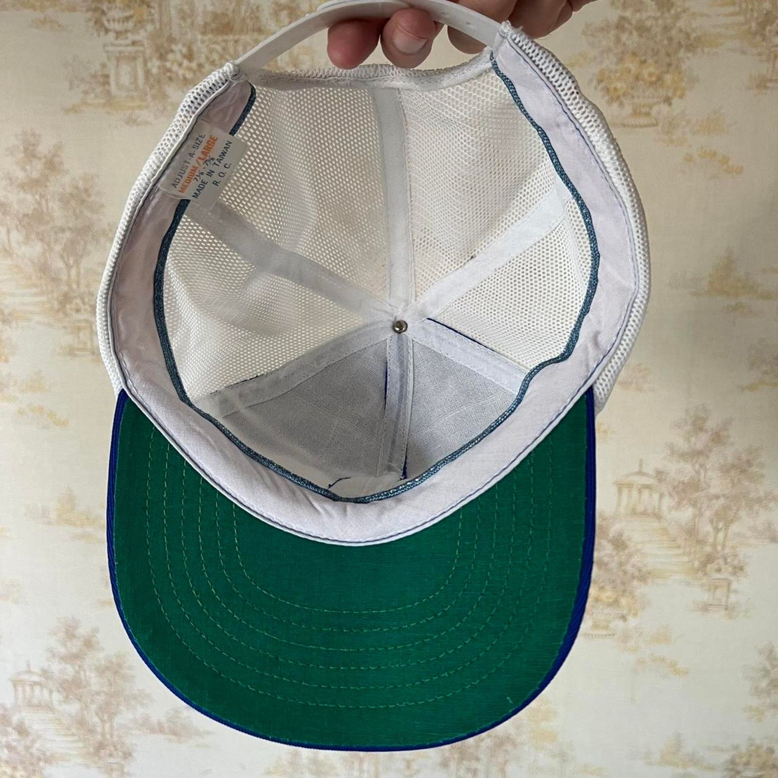 MLB Vintage 80s Kansas City Royals Hat | Striped Mesh Snapback Size ONE SIZE - 6 Thumbnail