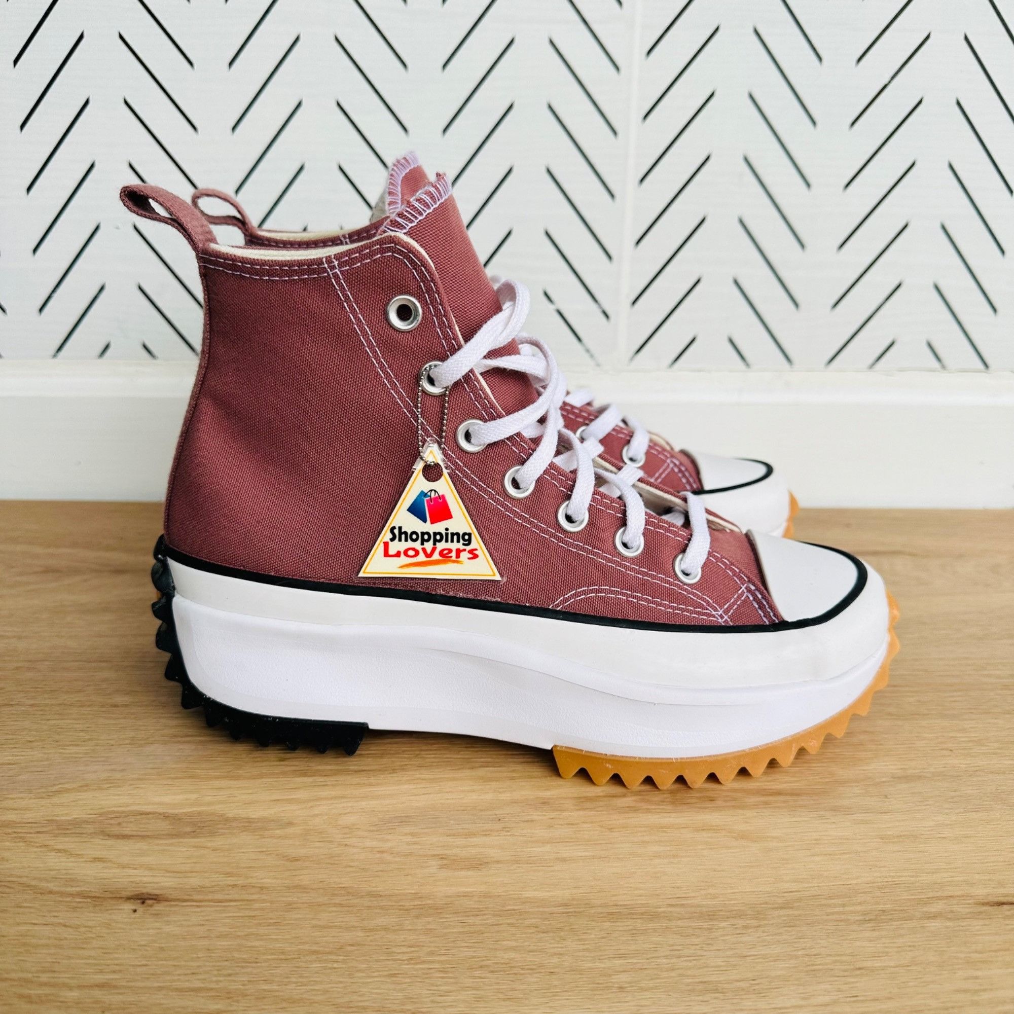 ⭐Converse Run Star Hike Hi Platform Sz Men's Shoes Brown S