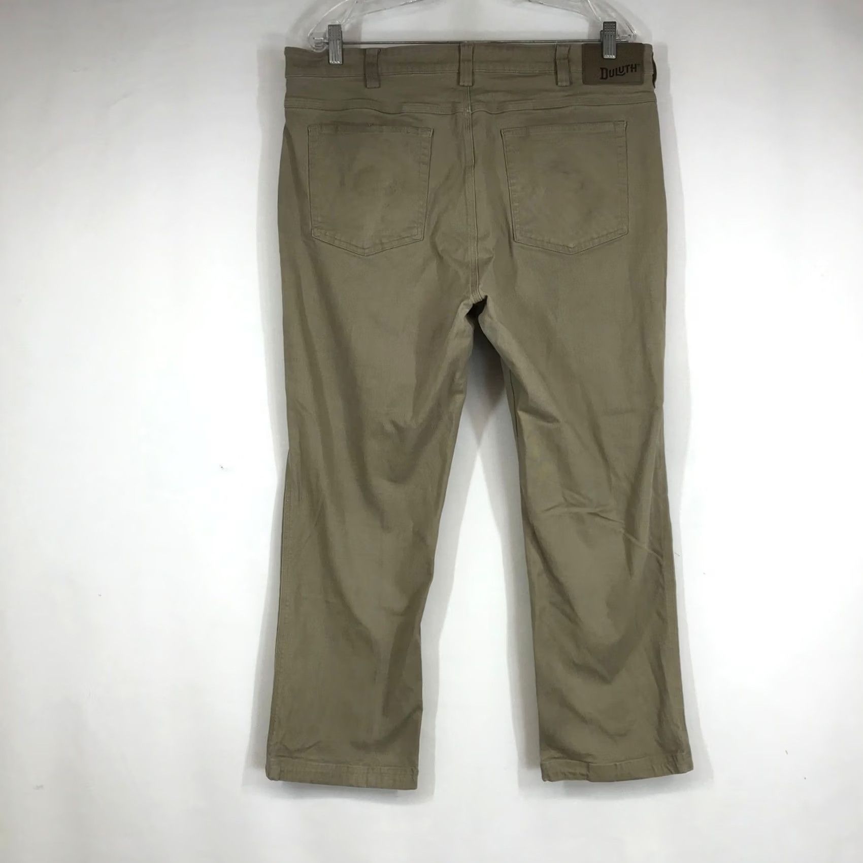 Duluth Trading Company Duluth Trading Co Work Pants Khaki Tan Mens 38x30 Flex Fire Hose Relaxed Fit Size US 38 / EU 54 - 4 Thumbnail