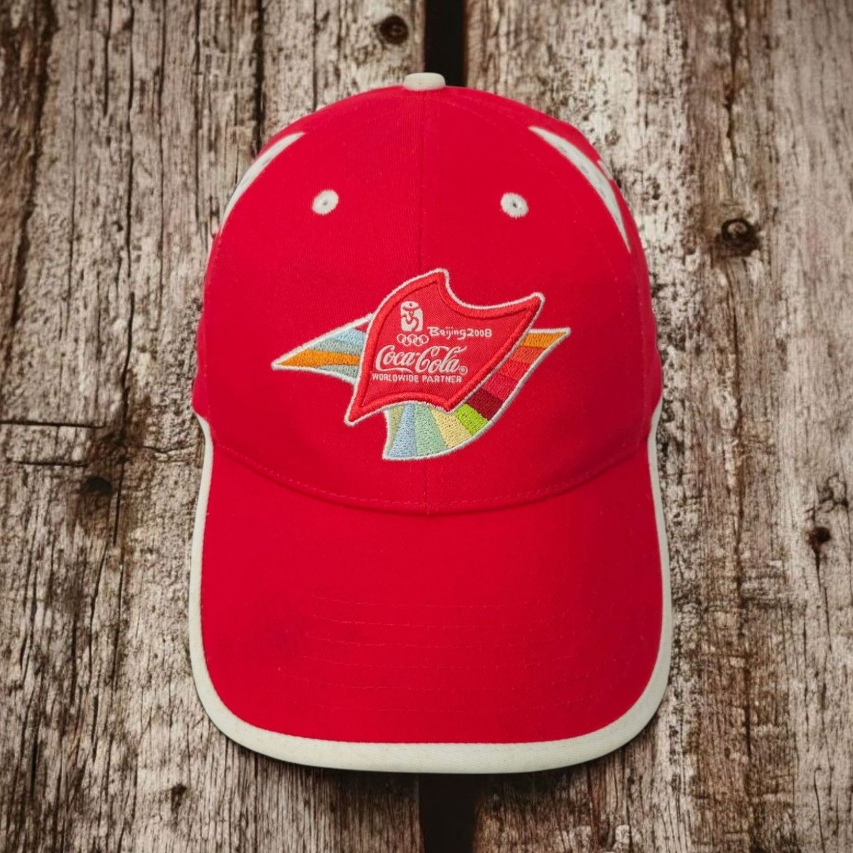 Other 2008 Coca Cola Beijing Olympics Adjustable Embroidered Cap Size ONE SIZE - 1 Thumbnail