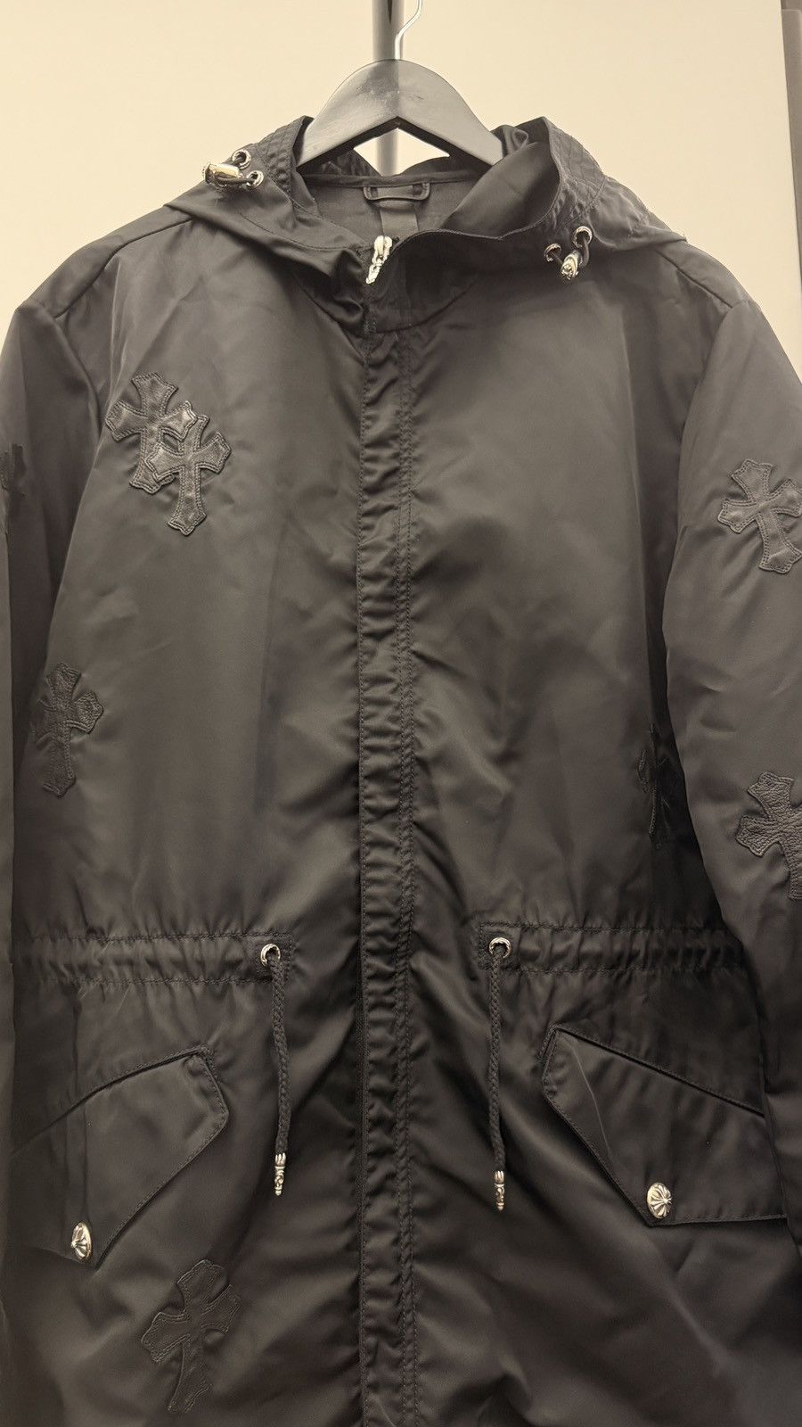 Chrome Hearts CHROME HEARTS 21 CROSS PATCH RAIN COAT Size US L / EU 52-54 / 3 - 6 Thumbnail