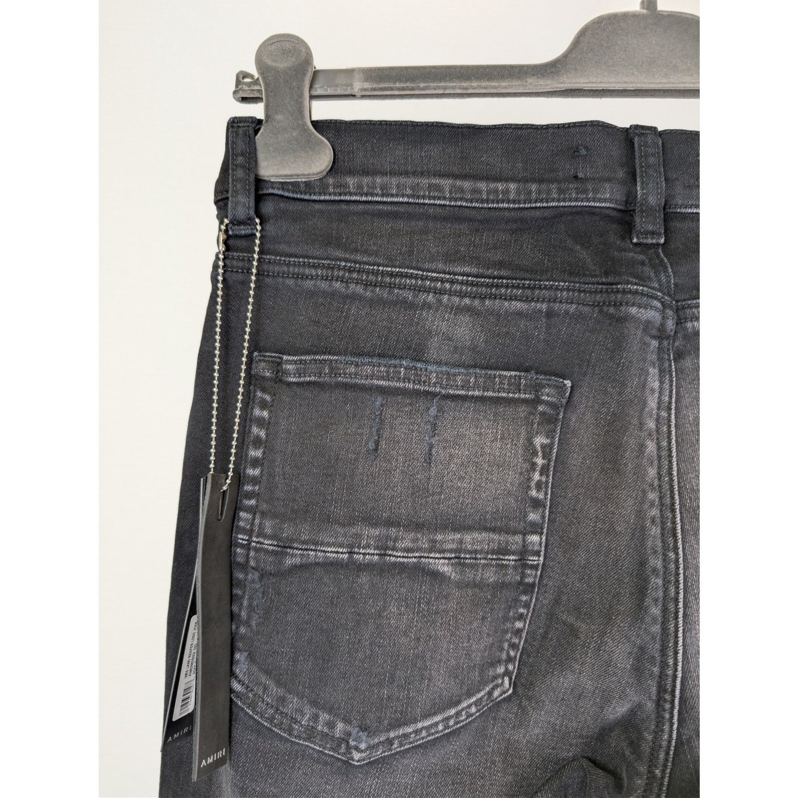 Amiri o1rshd1 Q:2 / Wes Lang Reaper Logo Jean in Aged Black Size US 34 / EU 50 - 15 Thumbnail