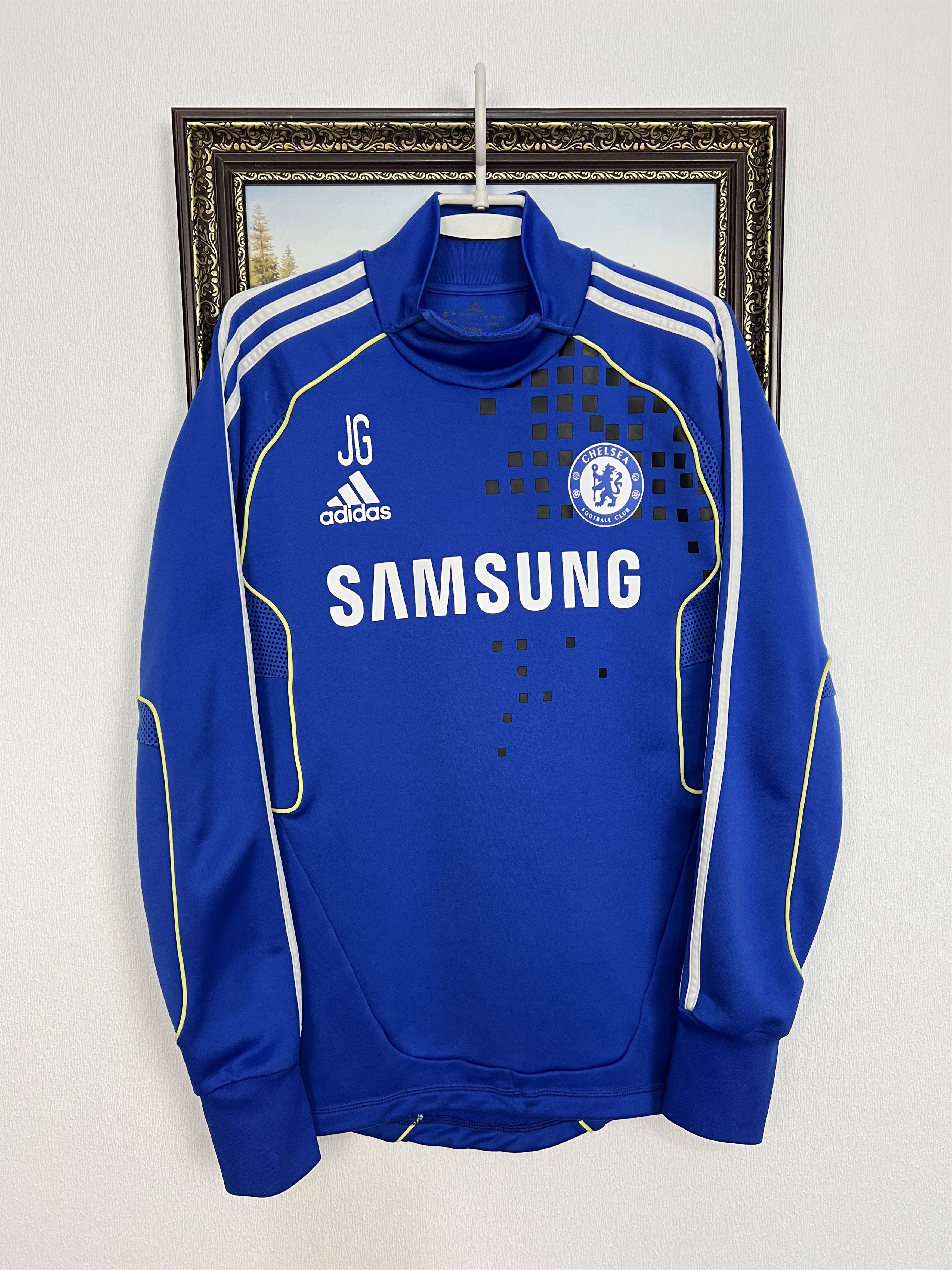 Adidas Chelsea Player Issue Football Train Sweatshirt Track Top Size US M / EU 48-50 / 2 - 1 Thumbnail