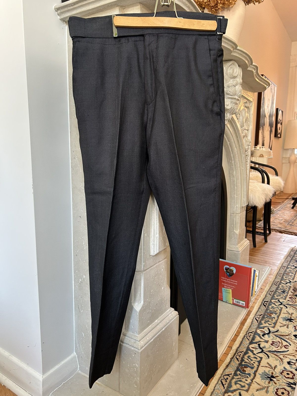 Tom Ford Tom Ford Men’s Blue Silk Sharkskin Suit Size 36R Size 36R - 10 Thumbnail
