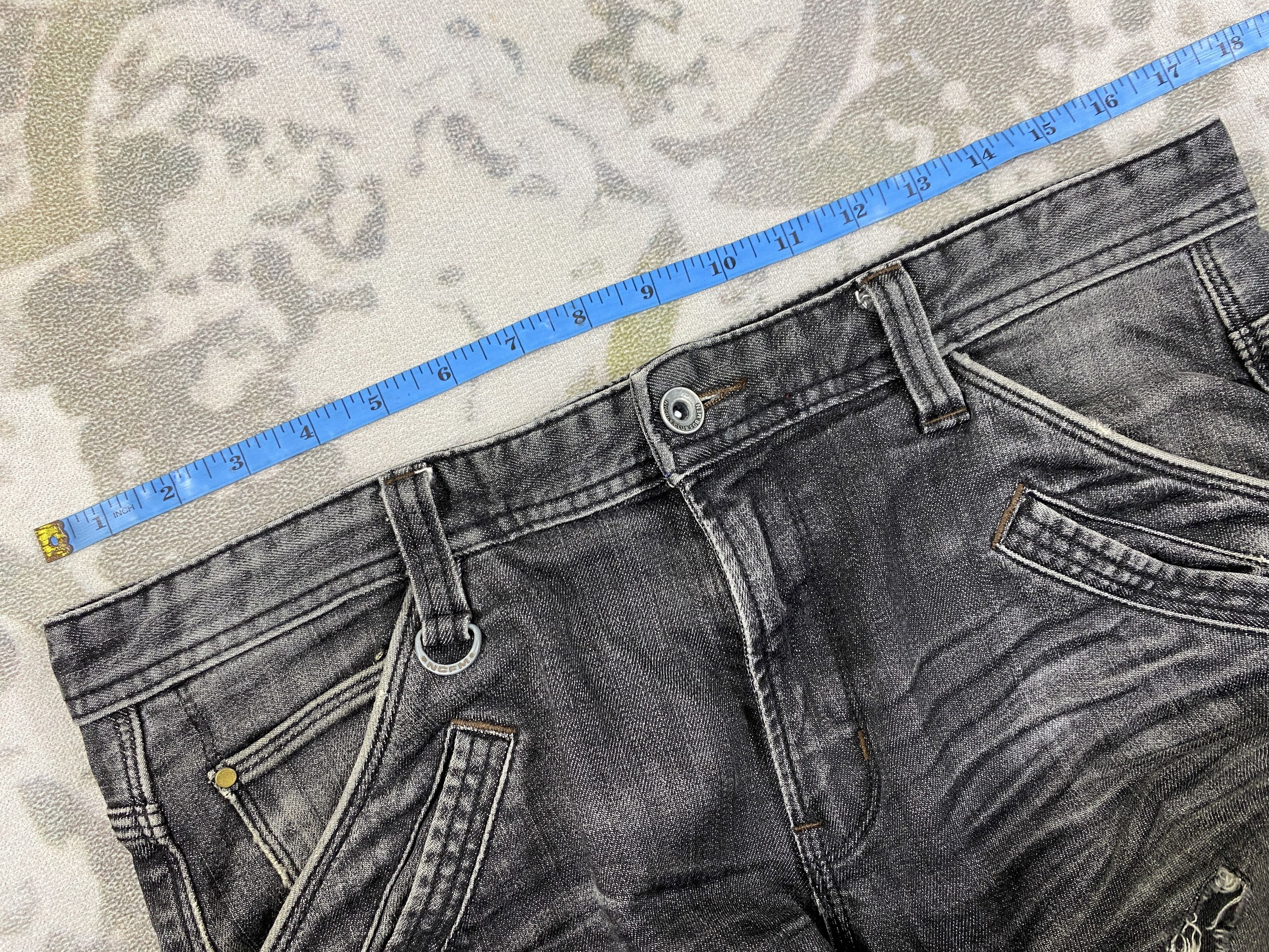 Japanese Brand Distressed Vintage Nicole Club Jeans 34x28.5 Denim - JN3612 Size US 34 / EU 50 - 5 Thumbnail