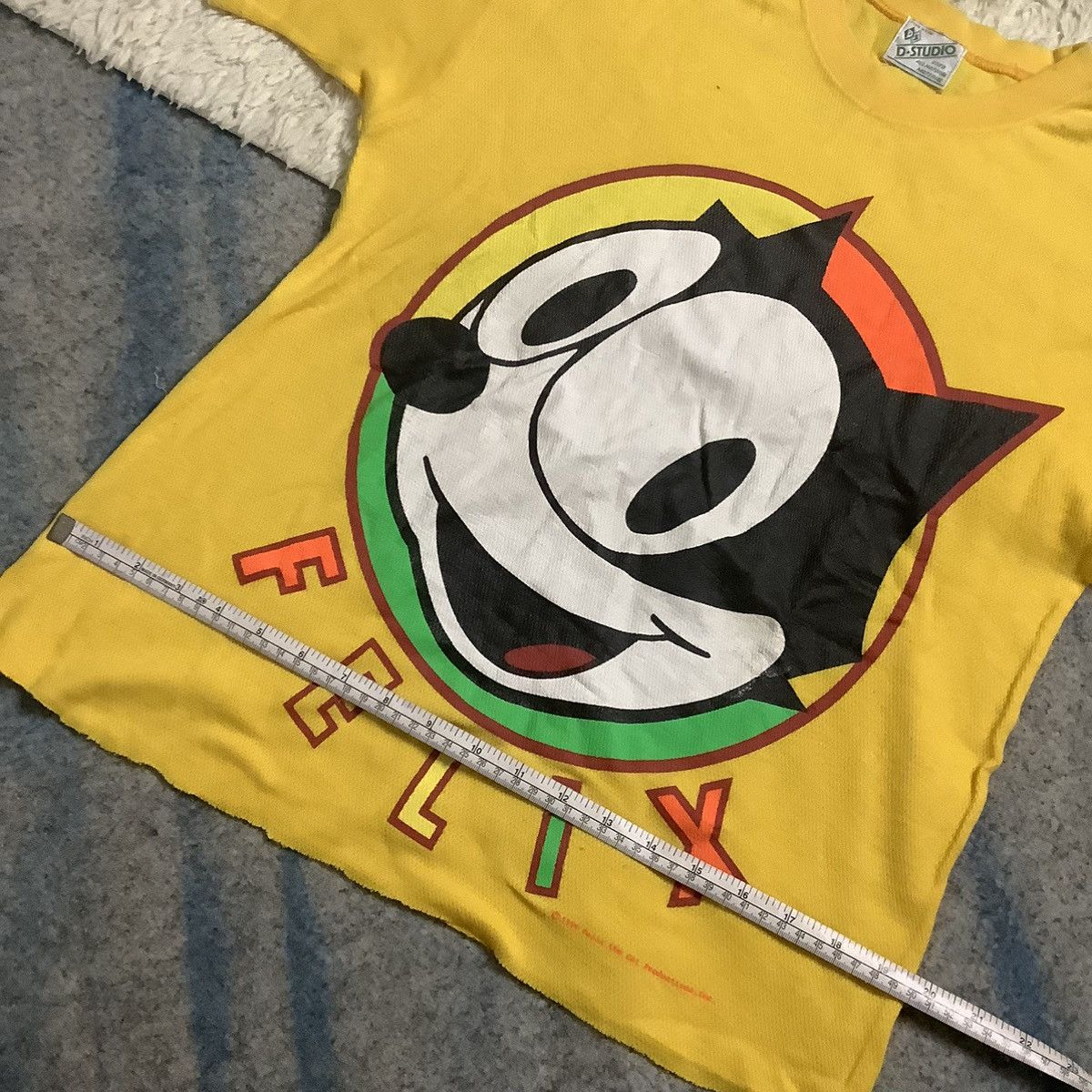 Cartoon Network × Felix × Vintage Felix The Cat Vintage Distressed Tee 1988 Size US M / EU 48-50 / 2 - 10 Thumbnail