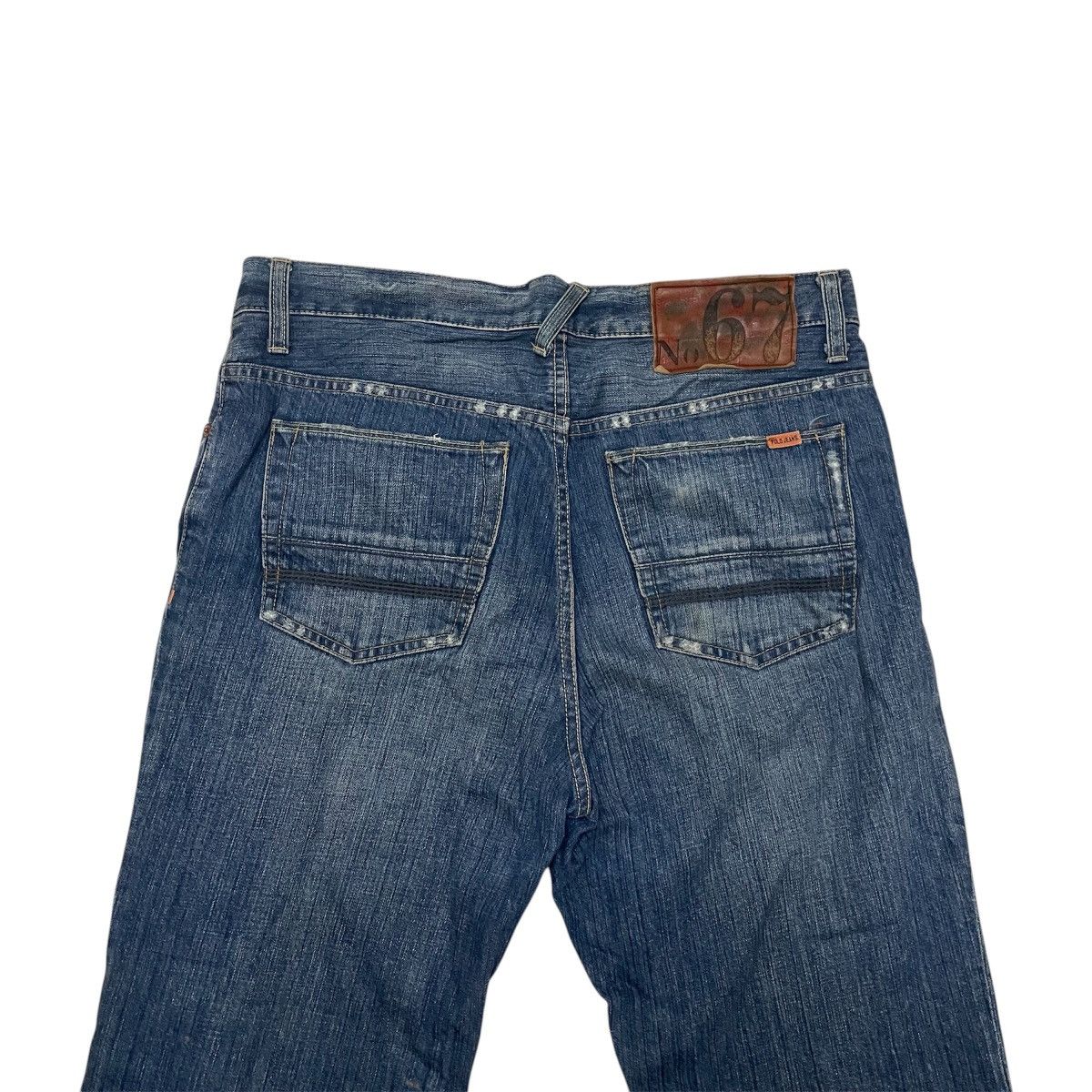 Japanese Brand × Polo Ralph Lauren × Vintage Vintage polo ralph lauren big number Tag 67 denim Size US 34 / EU 50 - 9 Thumbnail