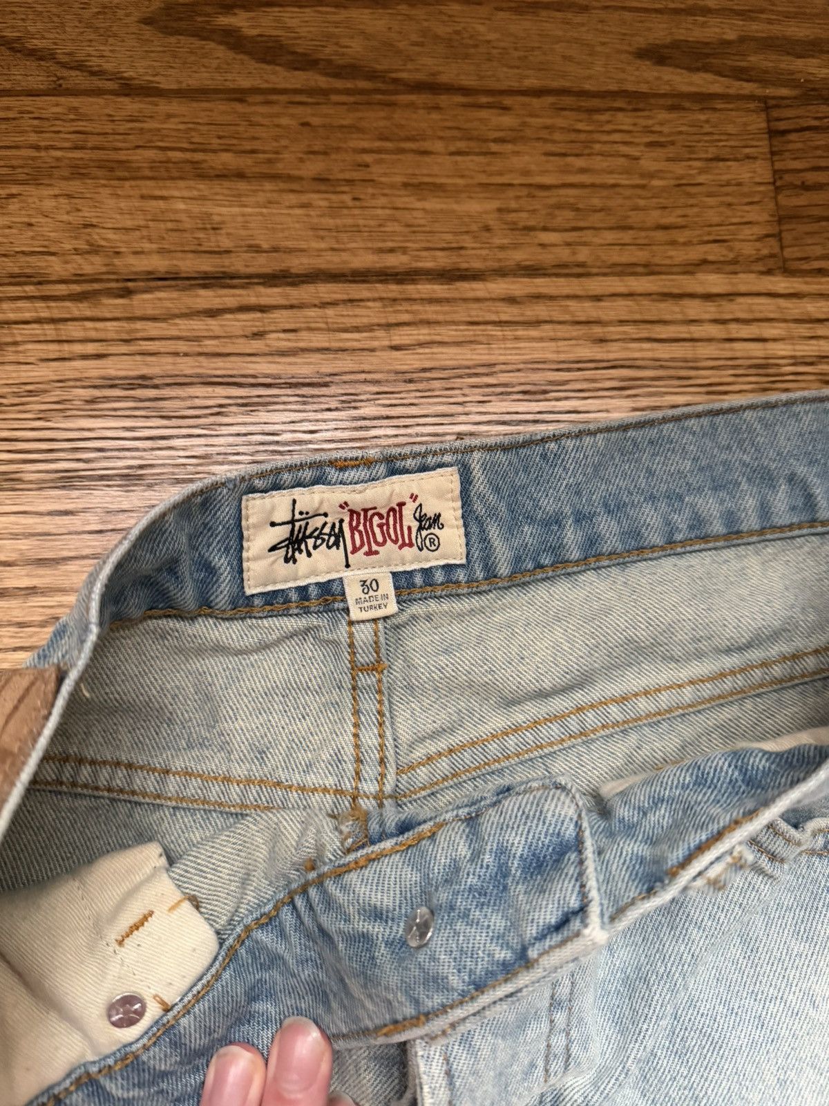 Stussy SS24 Beach Wash Big Ol’ Short Denim 30 Size US 30 / EU 46 - 3 Thumbnail