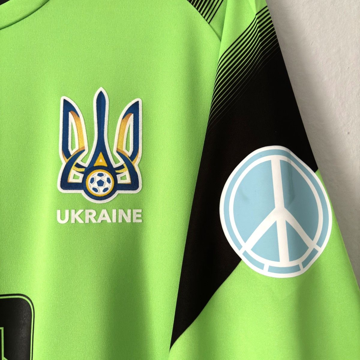 Joma 2023 2024 GAME ISSUE Ukraine National Lunin Soccer Jersey XL Size US XL / EU 56 / 4 - 4 Thumbnail