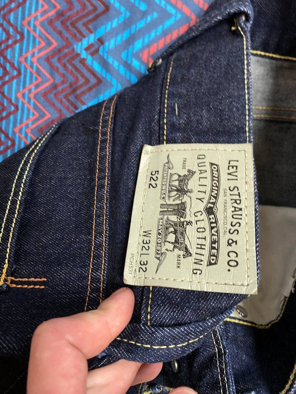Levi's vintage jeans pants Y2K Levi's 522 w32 streetwear Size US 32 / EU 48 - 4 Thumbnail
