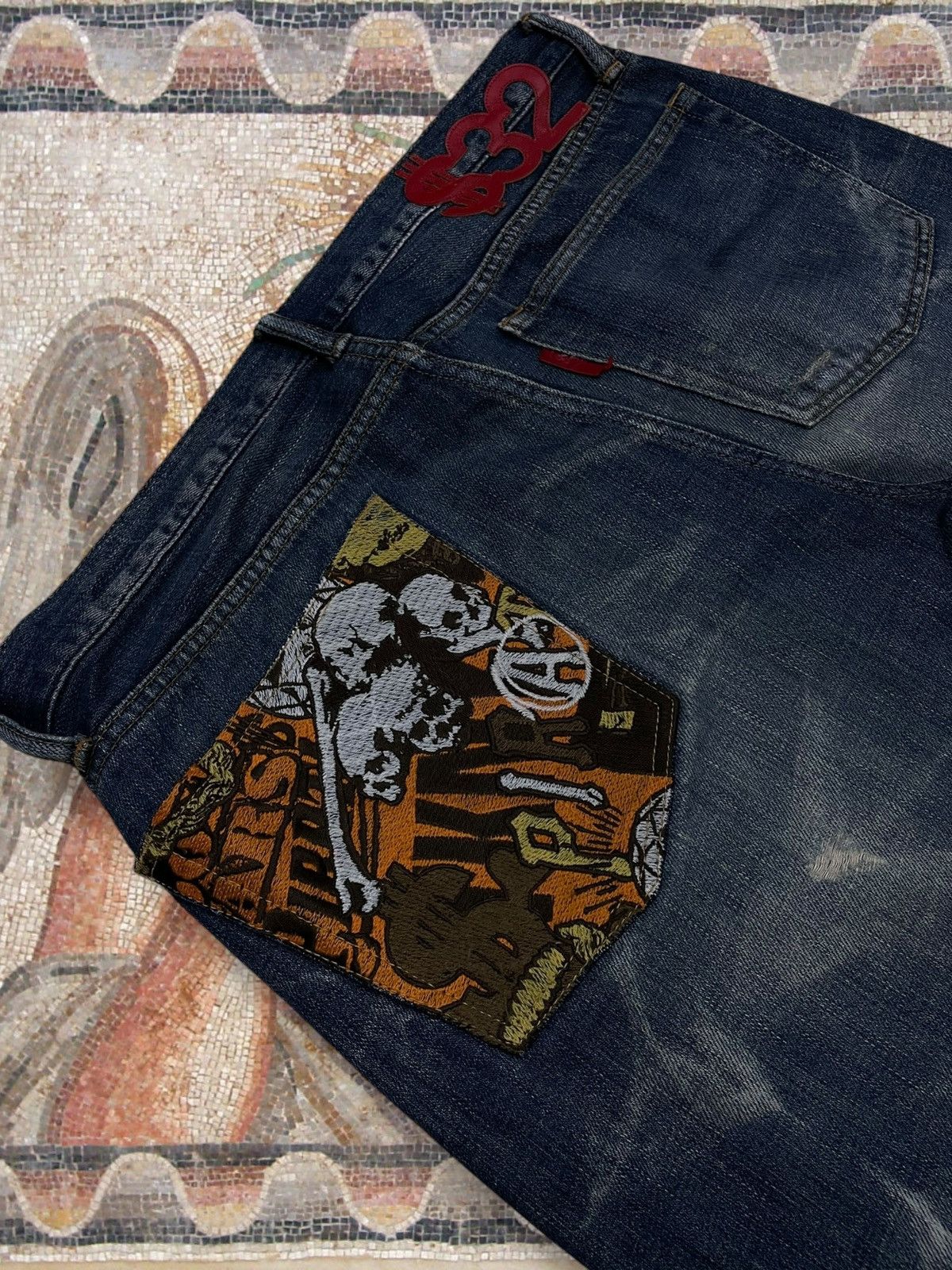 Swagger Vintage Og Japan Designer Swagger Anarchy Distressed Denim Size US 35 - 16 Thumbnail