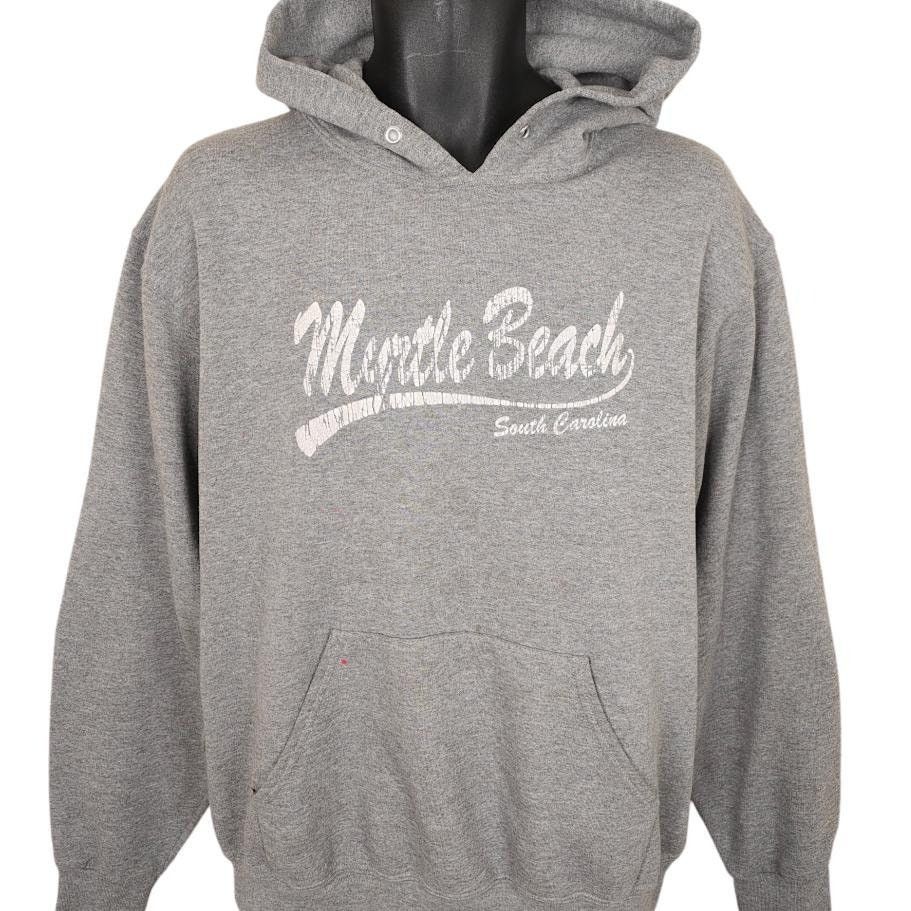 Vintage Vintage Myrtle Beach Sweatshirt Hoodie Mens Size Large Gray Size US L / EU 52-54 / 3 - 1 Thumbnail