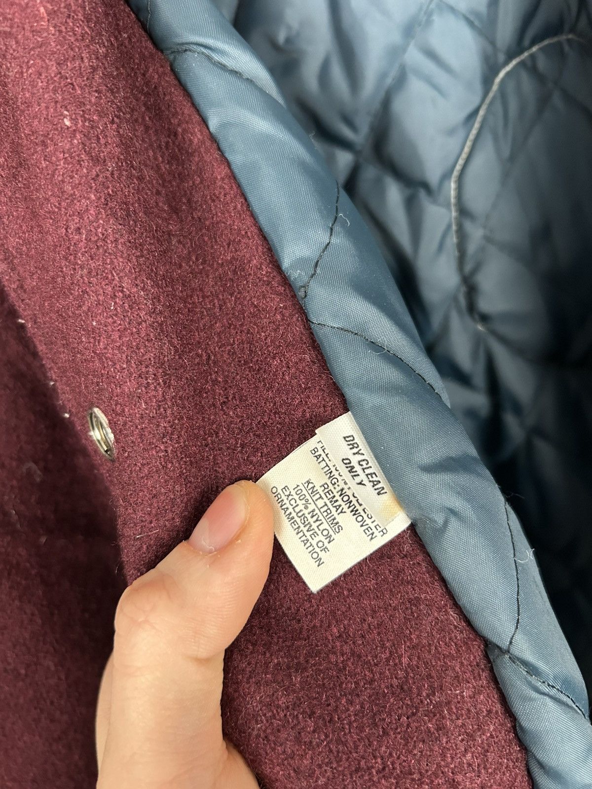 Vintage Vintage Fordham University Wool Varsity Jacket MLB 90s Rare Size US L / EU 52-54 / 3 - 9 Thumbnail
