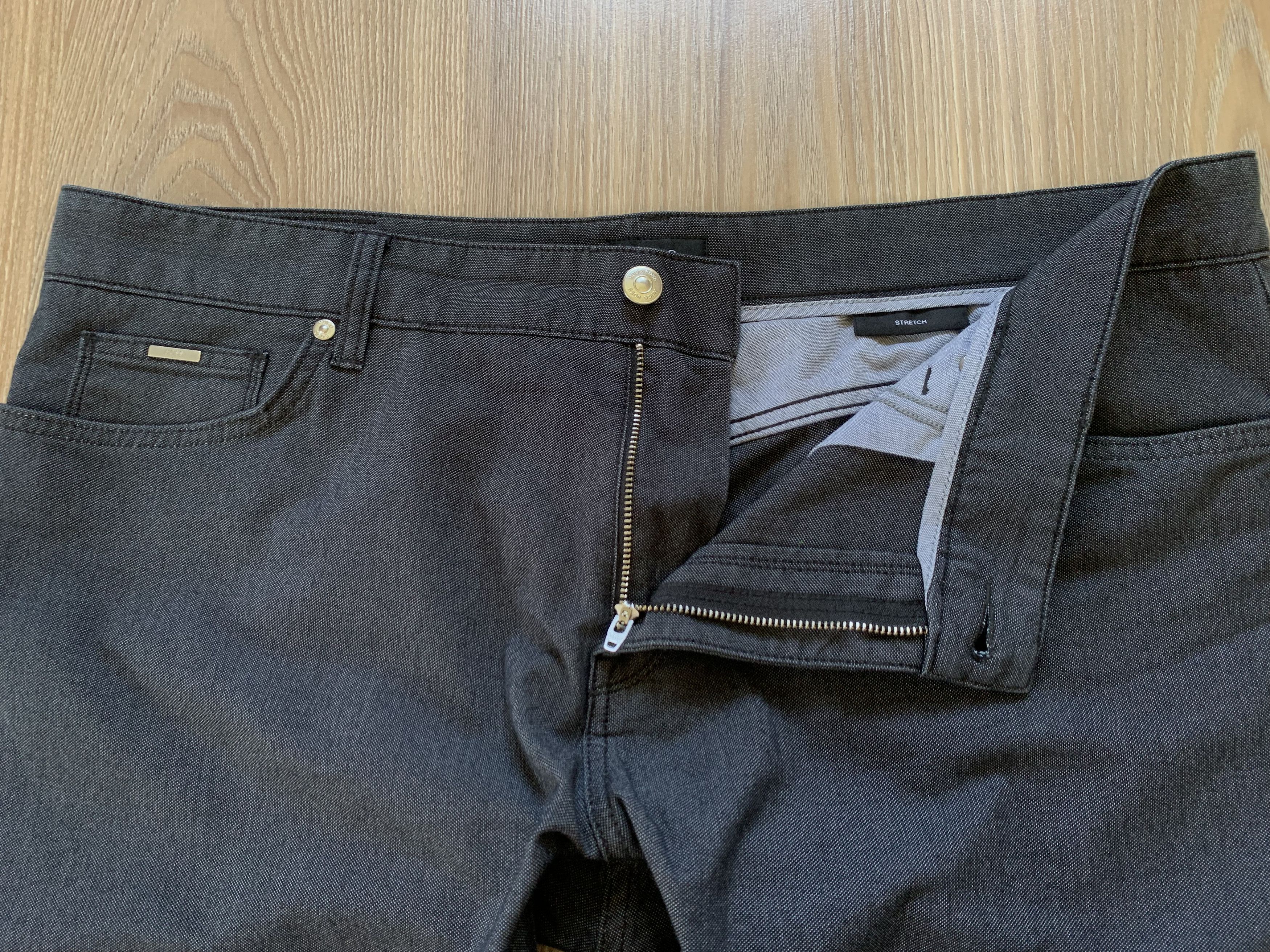 Hugo Boss Hugo Boss Mens Dark Gray Stretch Jeans Pants Size US 38 / EU 54 - 6 Thumbnail