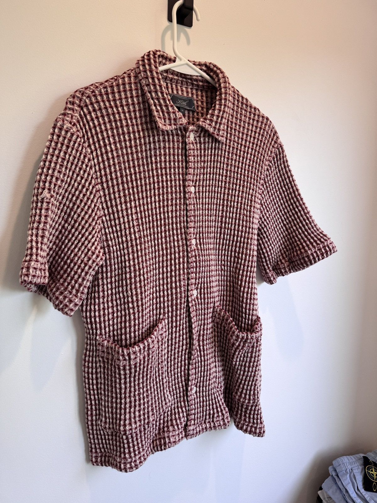 Kith Kith Geometric Diamond SS Boxy Collared Overshirt Bitters M Size US M / EU 48-50 / 2 - 3 Thumbnail
