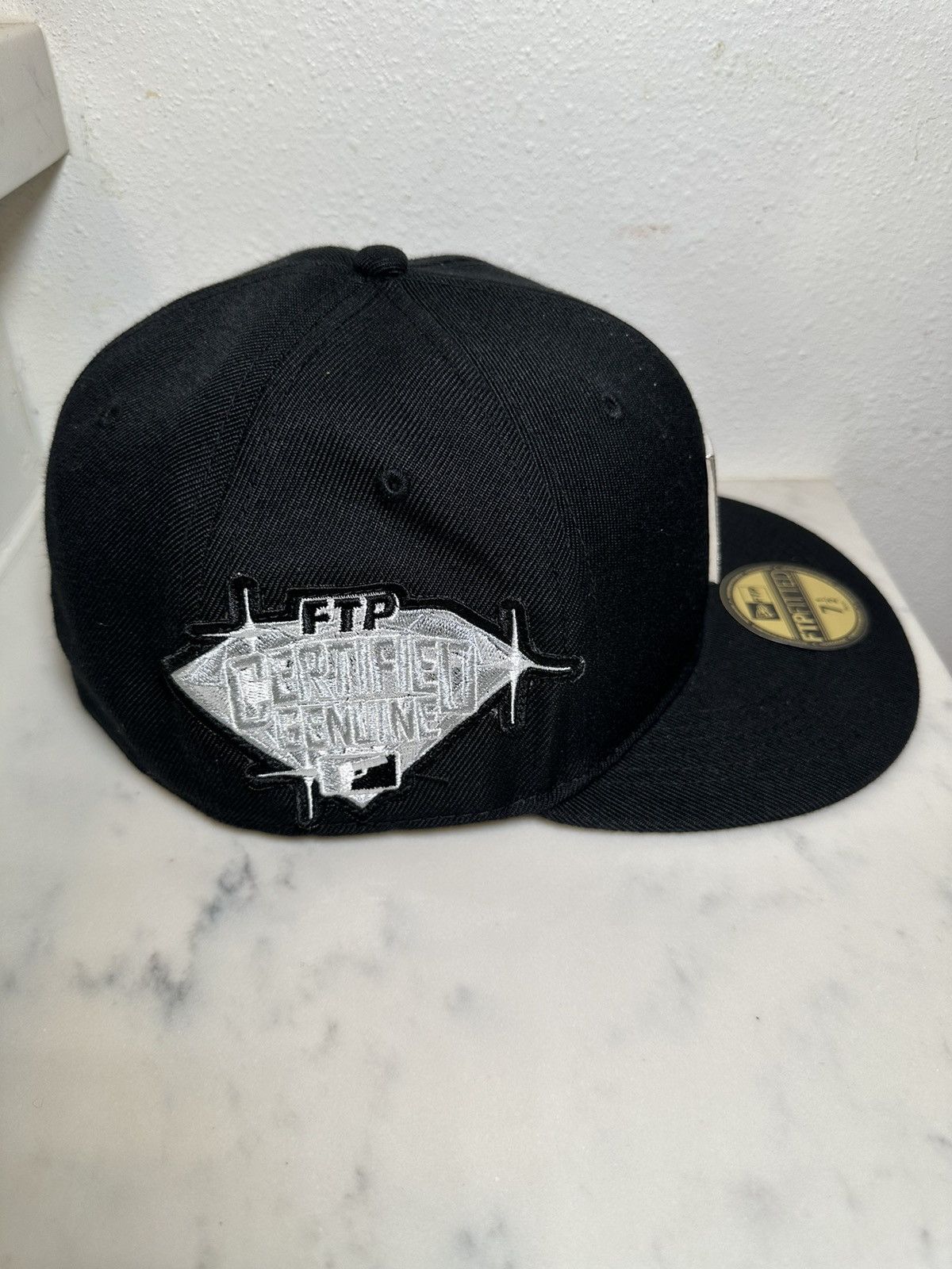 Fuck The Population FTP Bling F Logo Fitted 7 1/2 Size ONE SIZE - 3 Thumbnail