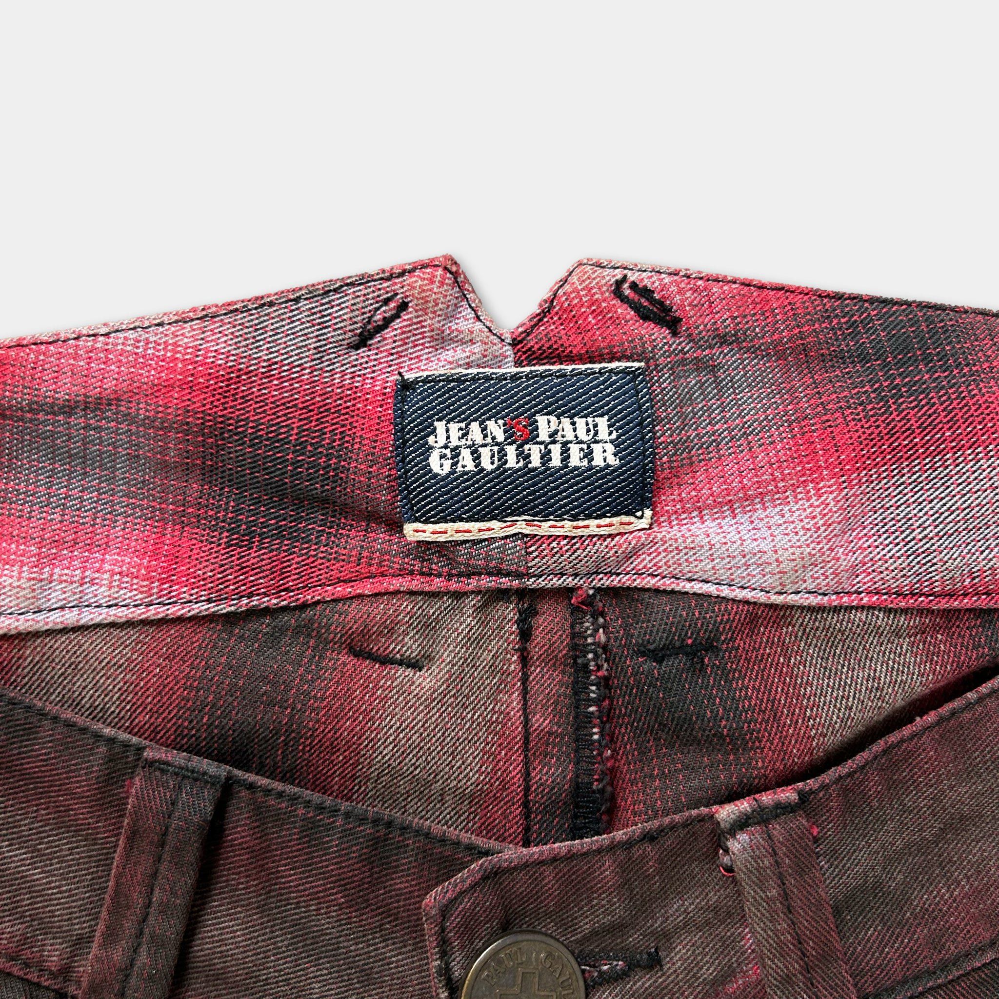 Jean Paul Gaultier Jean Paul Gaultier Red Tartan Shorts Size US 29 - 3 Thumbnail