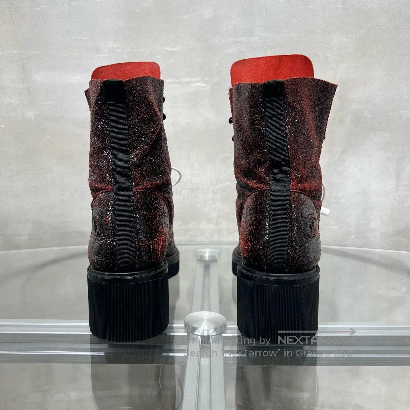 Chanel Chanel Boots: Black and Red Size US 6.5 / IT 36.5 - 6 Thumbnail