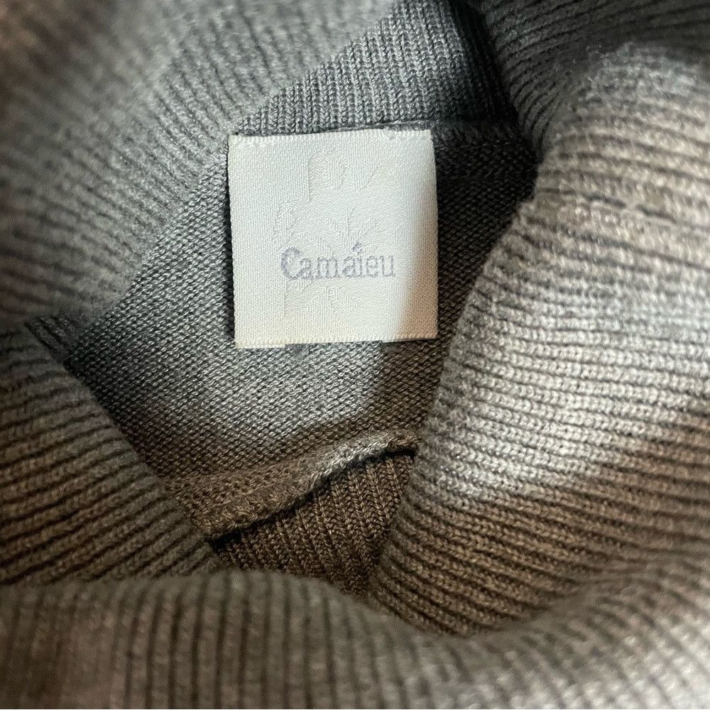 Other Camaieu Long Sleeve Turtleneck Colorblock Knit Tunic Mini D Size L / US 10 / IT 46 - 7 Thumbnail