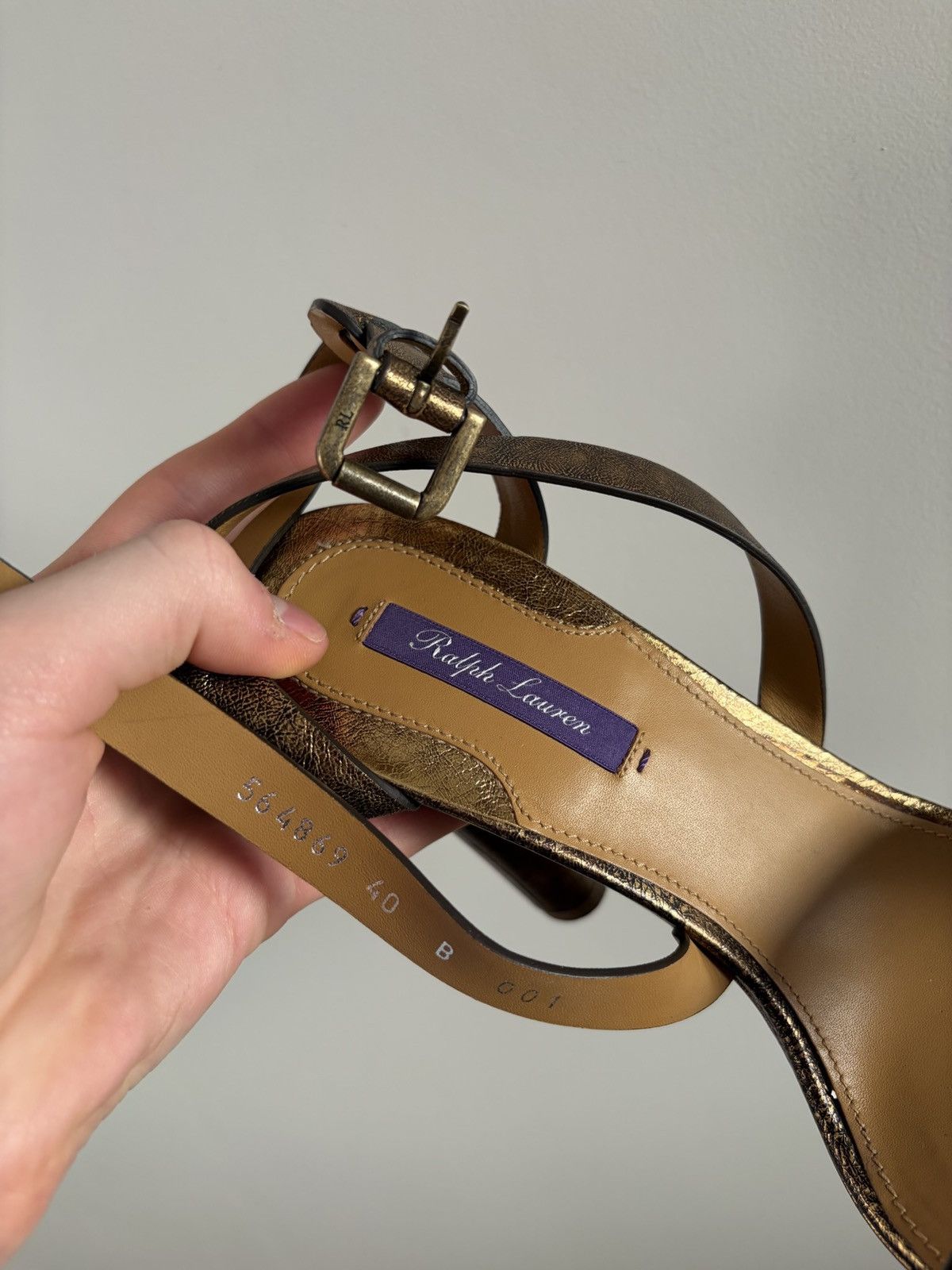 Ralph Lauren Purple Label Runway 2015 Platform Heels