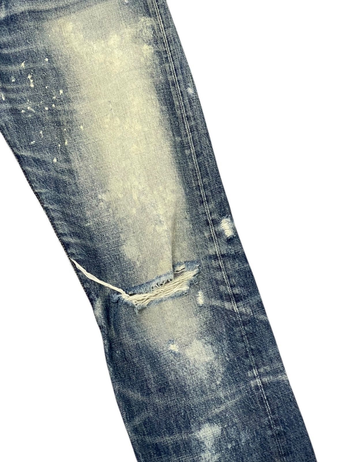 Le Grande Bleu (L.G.B.) Slim Jeans Rna Distress margiela amiri helmut erd cdg 4🟦1 Size US 30 / EU 46 - 4 Thumbnail