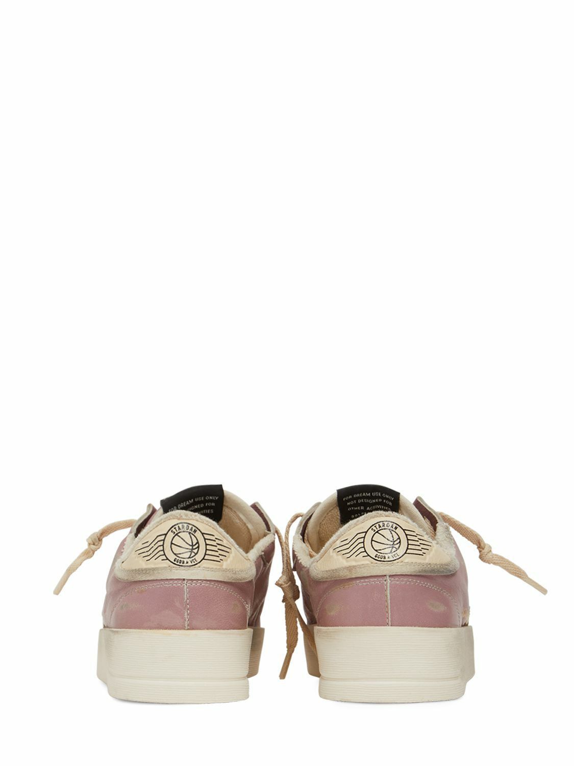 Golden Goose o1w1db10425 Stardan Low-Top Sneakers in Pink/Beige Size US 7 / IT 37 - 6 Thumbnail