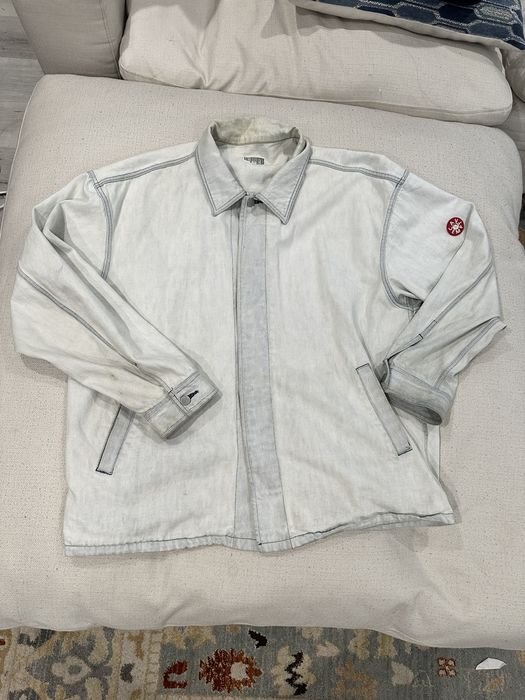 Cav Empt Cavempt Noise Bleached Denim Jacket XL Grailed