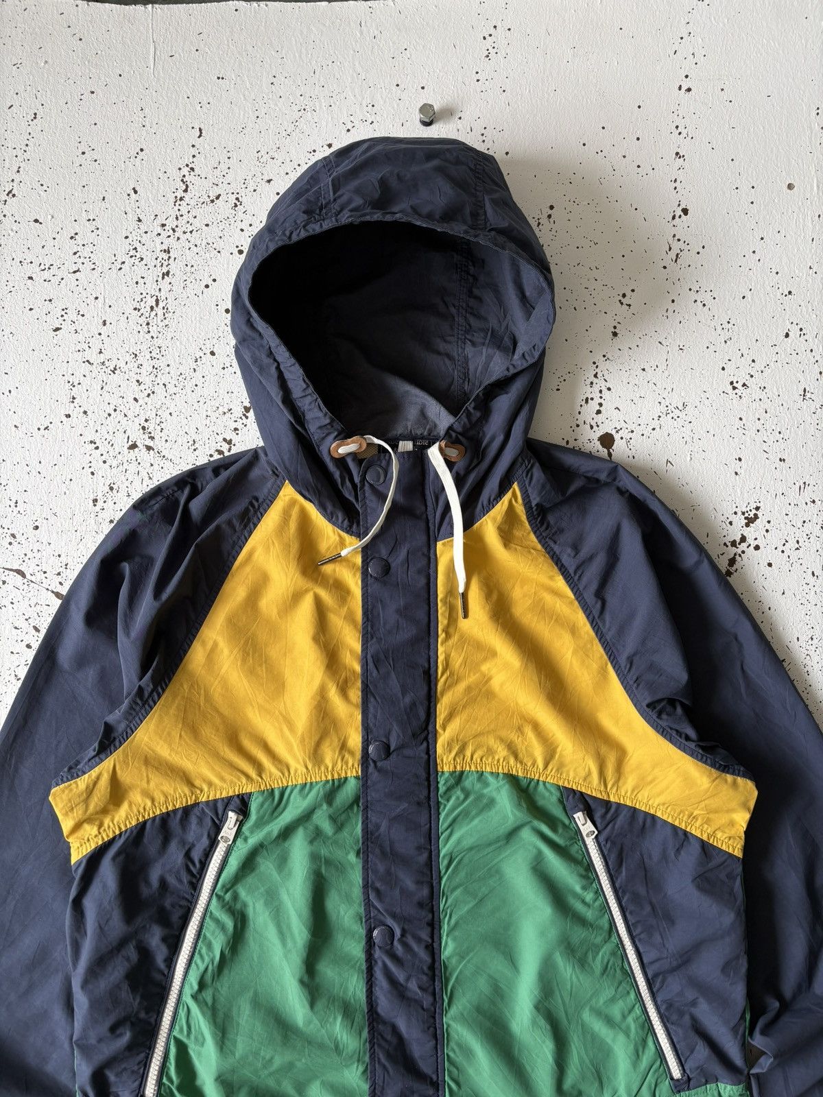 Abercrombie & Fitch Abercrombie & Fitch Jacket Blue Yellow Green Rain Wind Size US M / EU 48-50 / 2 - 2 Thumbnail