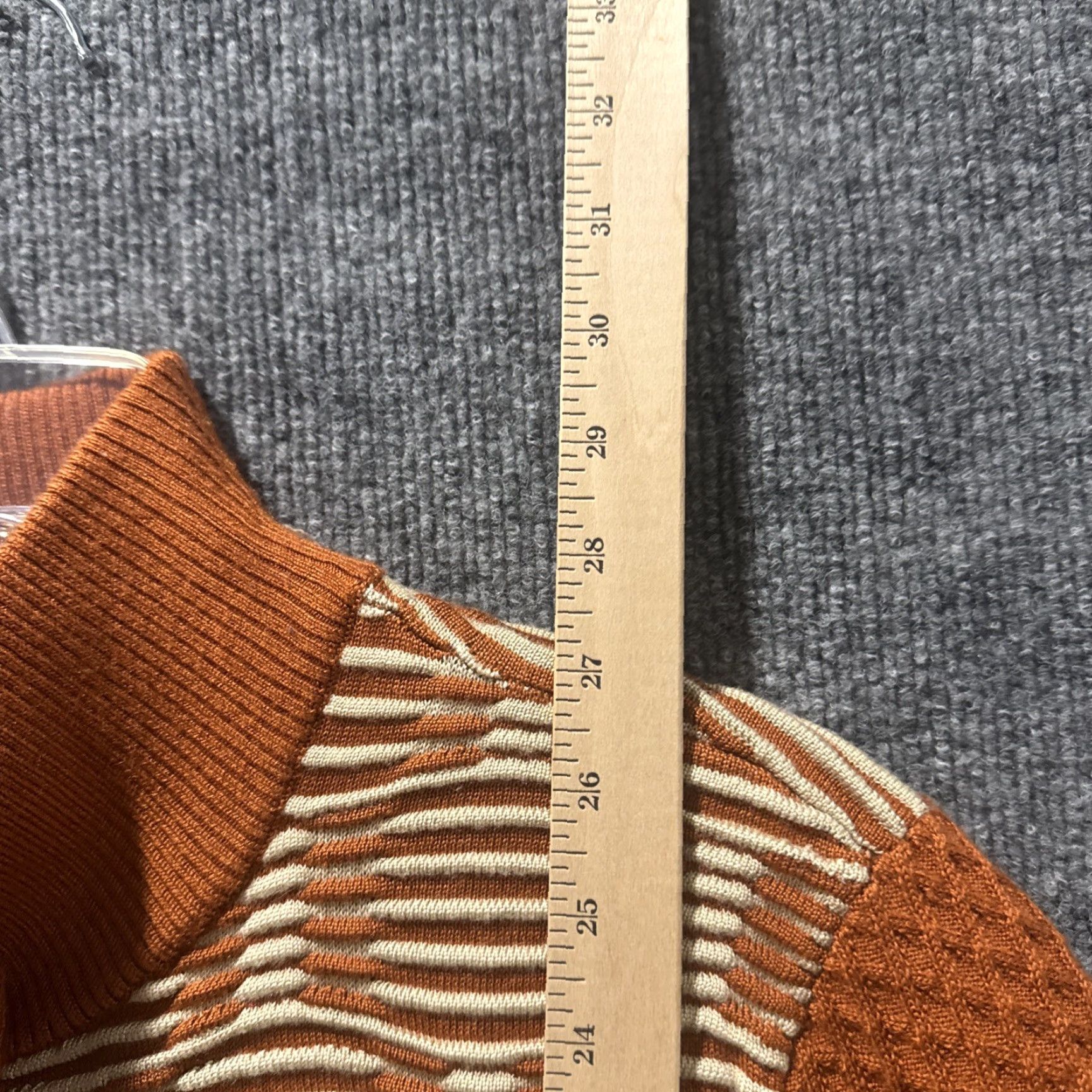 Vintage VINTAGE Prestige Coogi Style Quarter Button Up Sweater Men's XL Orange 90s HTF Pullover Button Mens 90s Size US XL / EU 56 / 4 - 6 Thumbnail