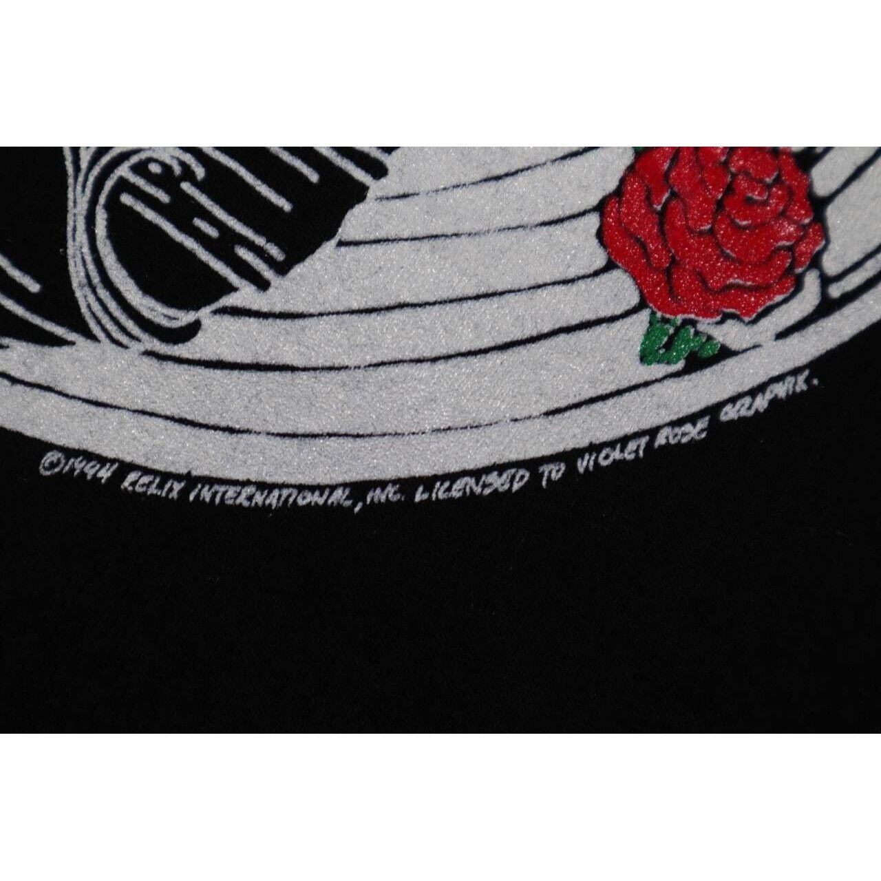Hanes Grateful Dead Yin Yang Skull Rose Black T Shirt 1994 Sz 2XL Size US XXL / EU 58 / 5 - 6 Thumbnail