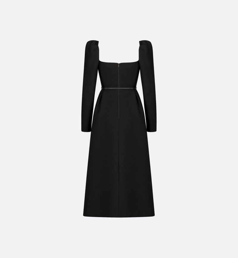 Dior o1bcso1str0126 Dress in Black Size XL / US 12-14 / IT 48-50 - 2 Thumbnail