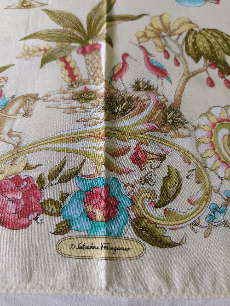 Salvatore Ferragamo Salvatore Ferragamo cotton Handkerchief Size ONE SIZE - 2 Thumbnail