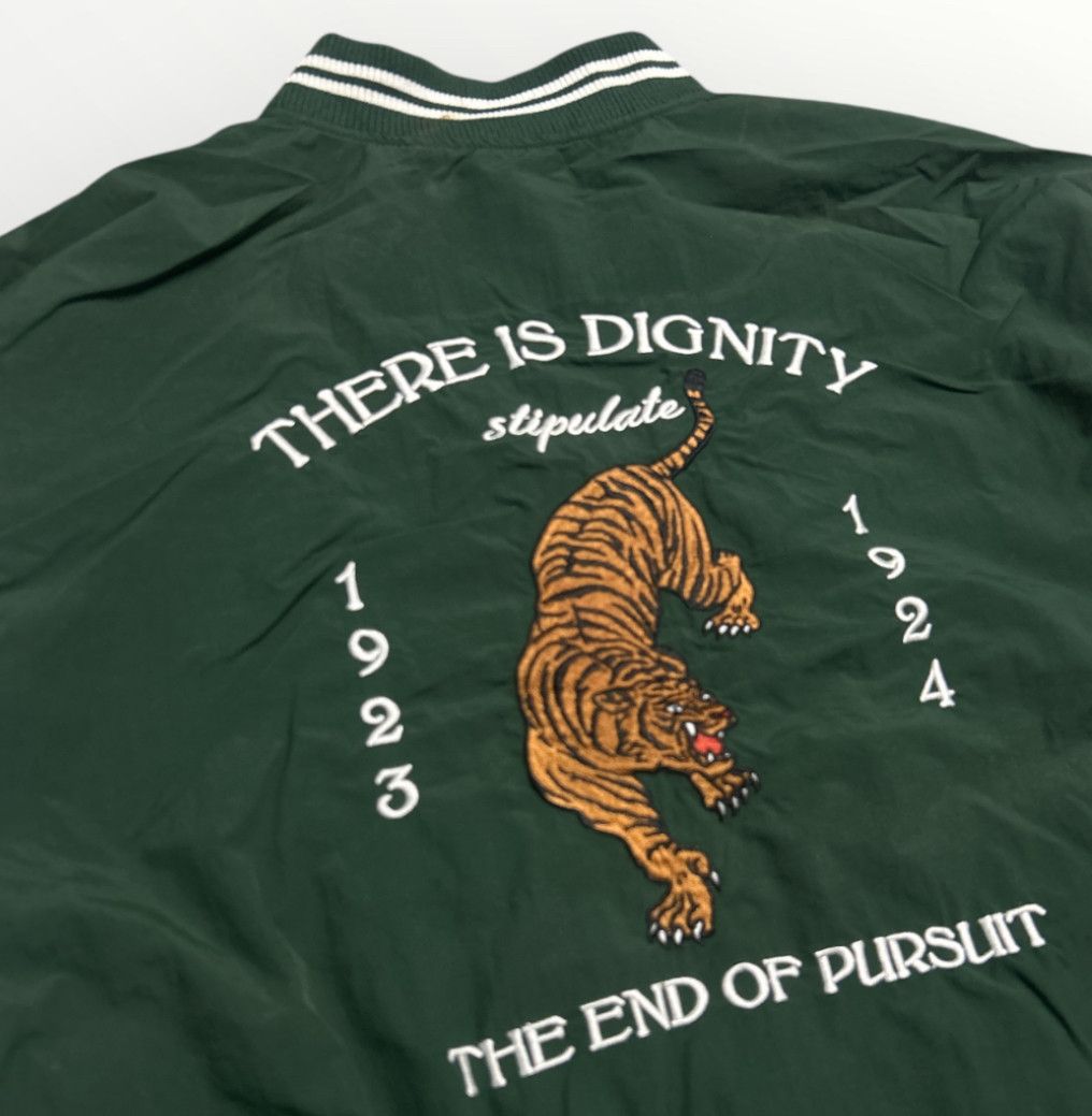 Japanese Brand Back Number there is dignity Tiger Motif Varsity jacket Size US M / EU 48-50 / 2 - 4 Thumbnail