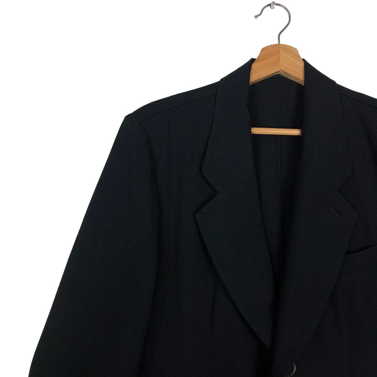Yohji Yamamoto 🔥Rich Black Bondage Design Asymmetrical Design Cut AT Japan Size US M / EU 48-50 / 2 - 7 Thumbnail