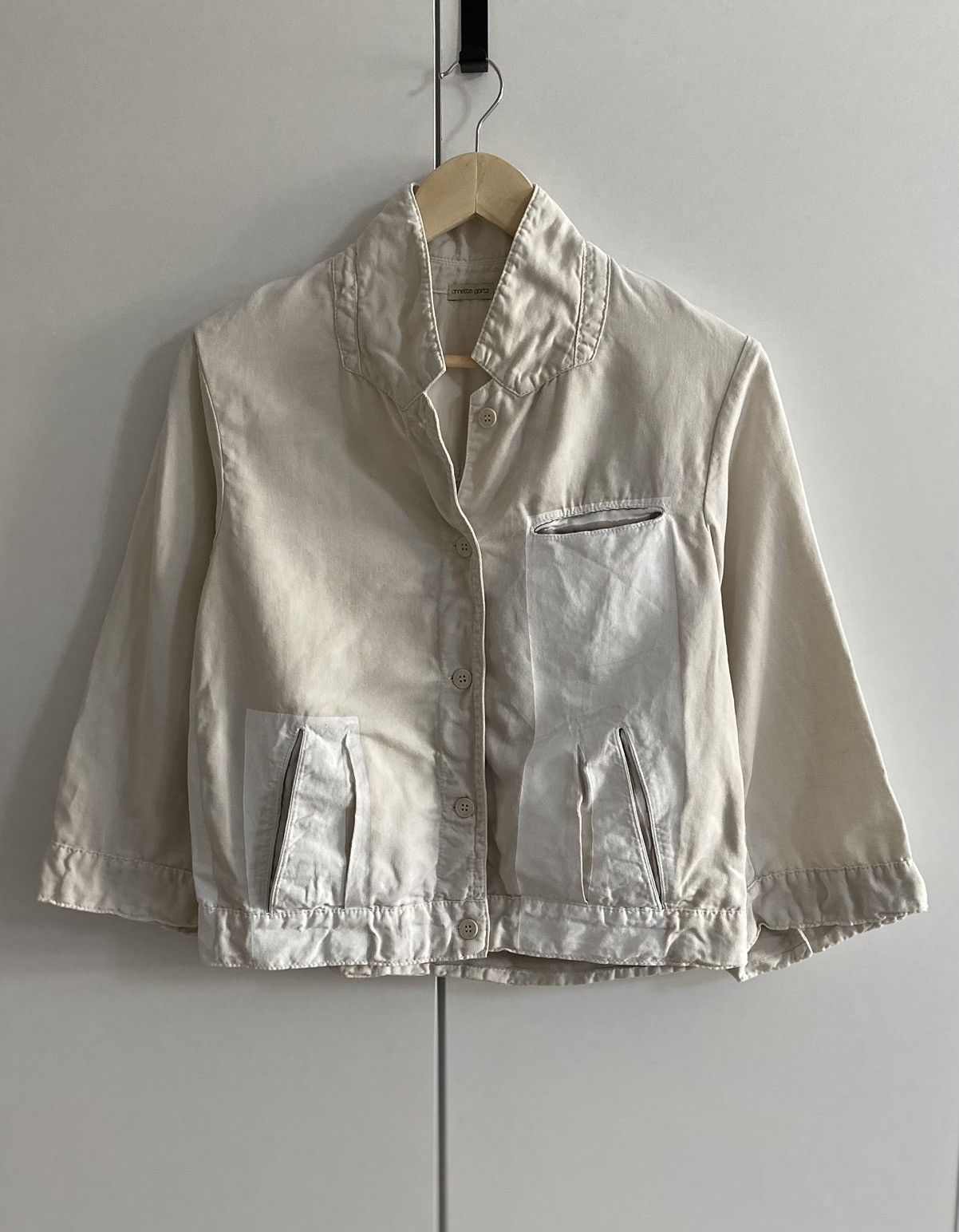 Annette Gortz Annette Görtz Beige Linen Jacket Size S / US 4 / IT 40 - 2 Thumbnail