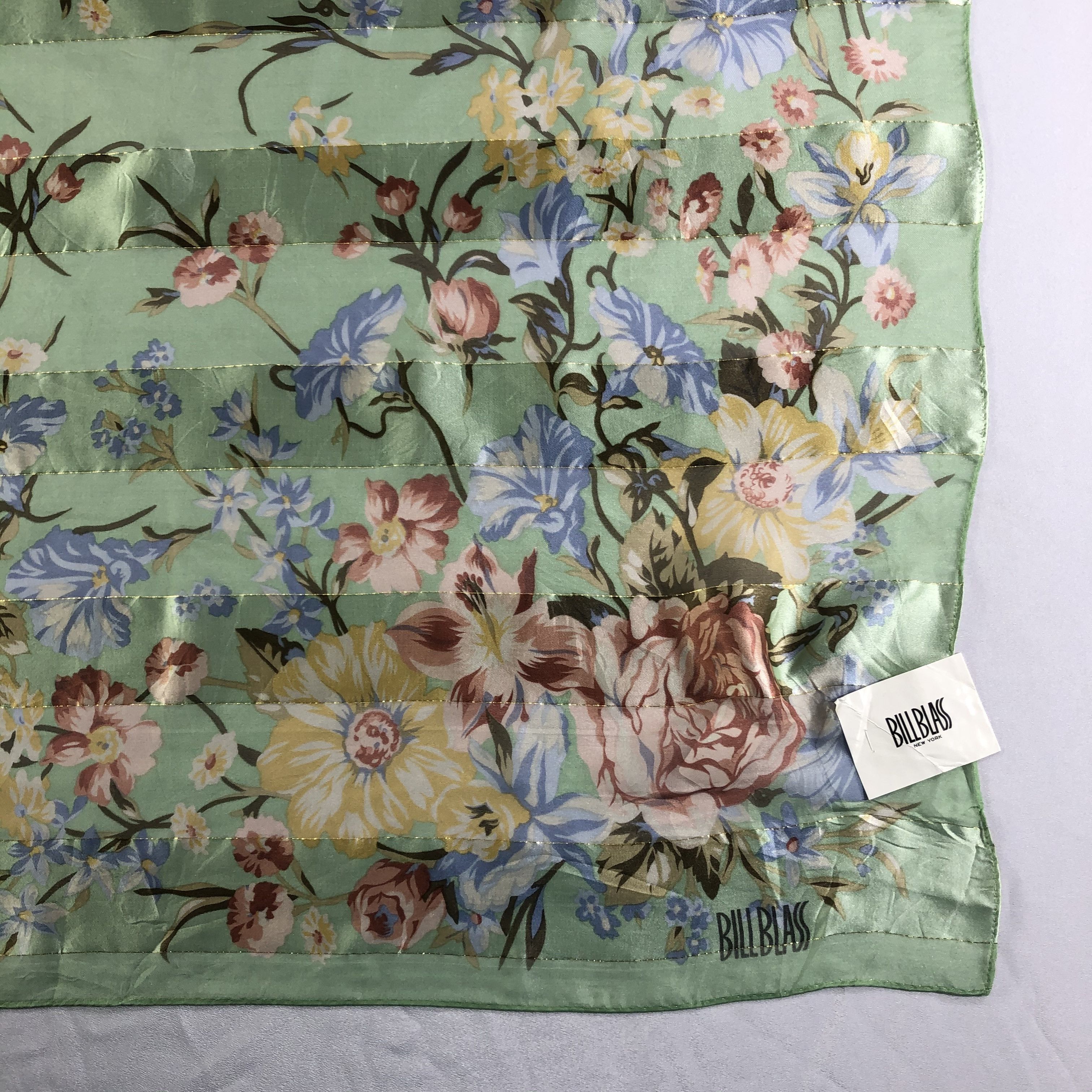 Bill Blass × Vintage Vintage Bill Blass Silk Scarf Size ONE SIZE - 3 Thumbnail