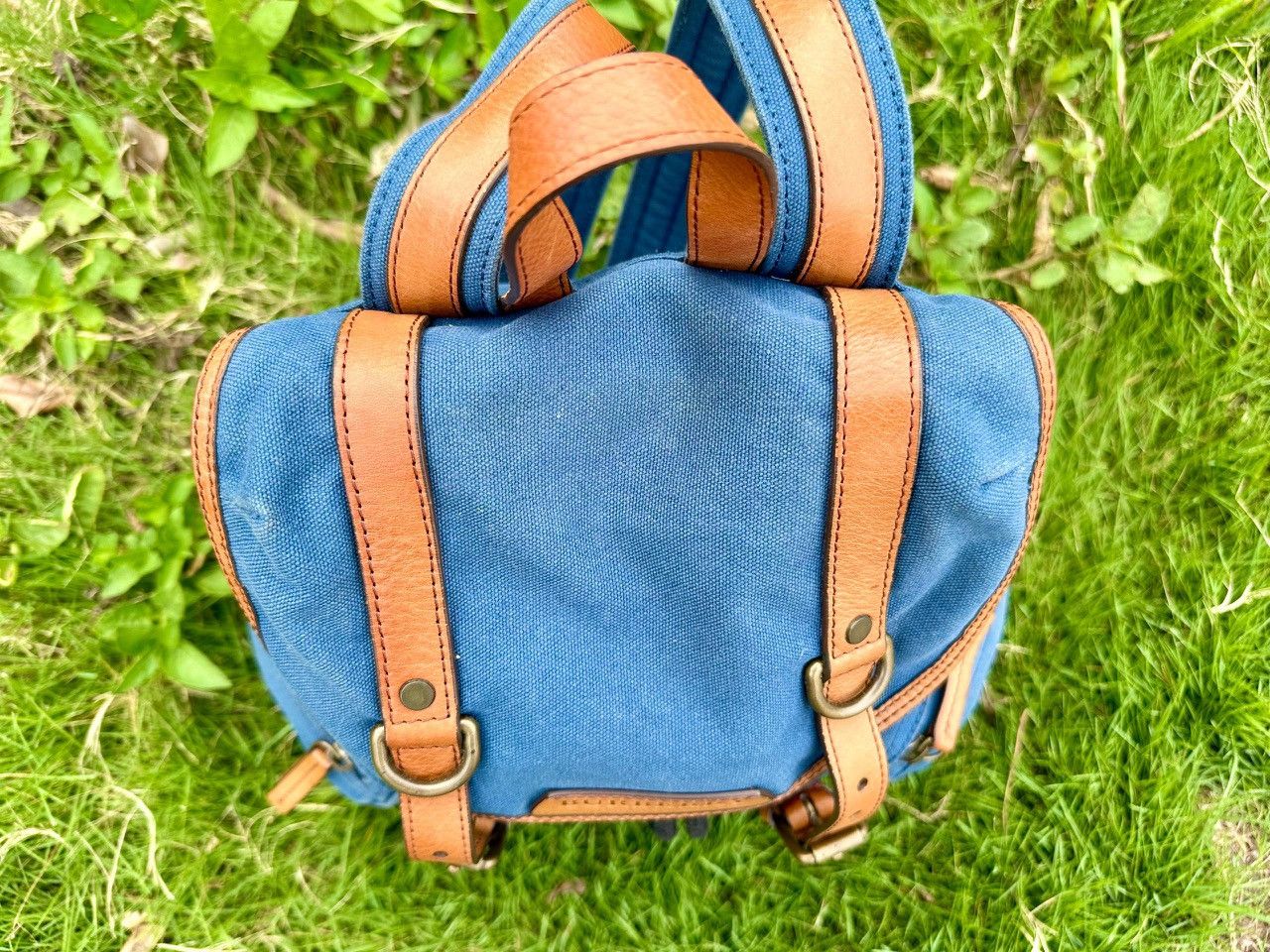 Burberry Authentic Burberry Rucksack Nyalon Blue Backpack Size ONE SIZE - 7 Thumbnail