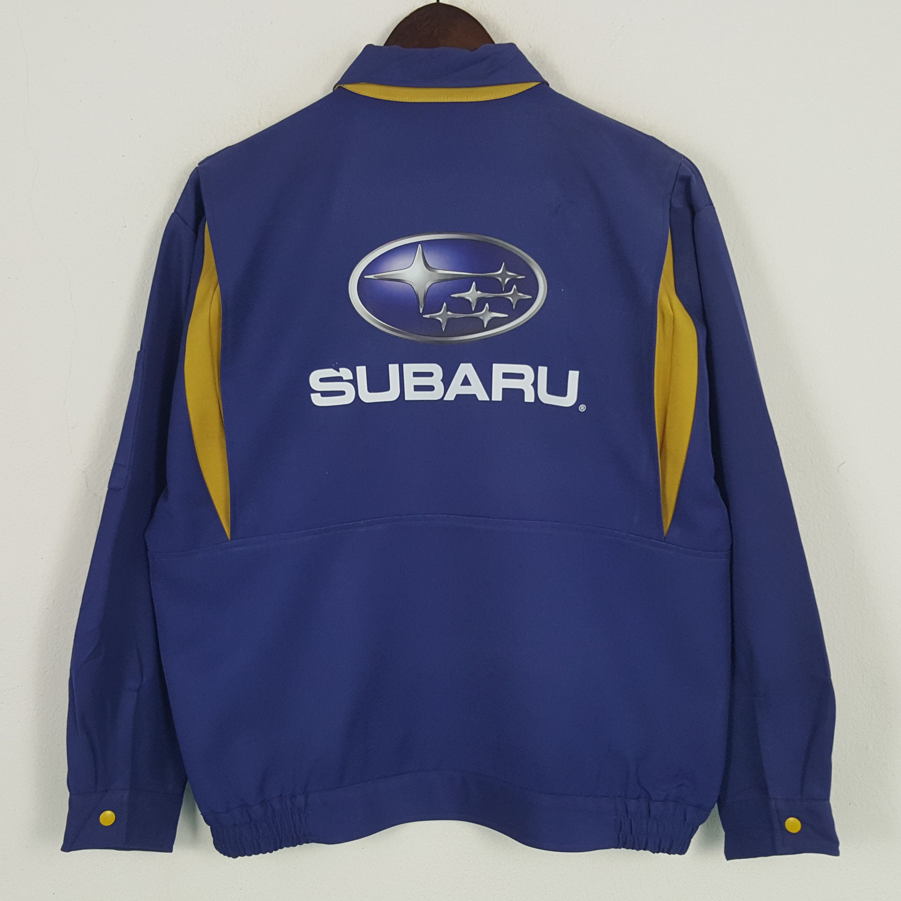 Japanese Brand × Vintage Vintage Subaru Racing Custom Art Logo Worker Japan Jacket Size US M / EU 48-50 / 2 - 1 Thumbnail
