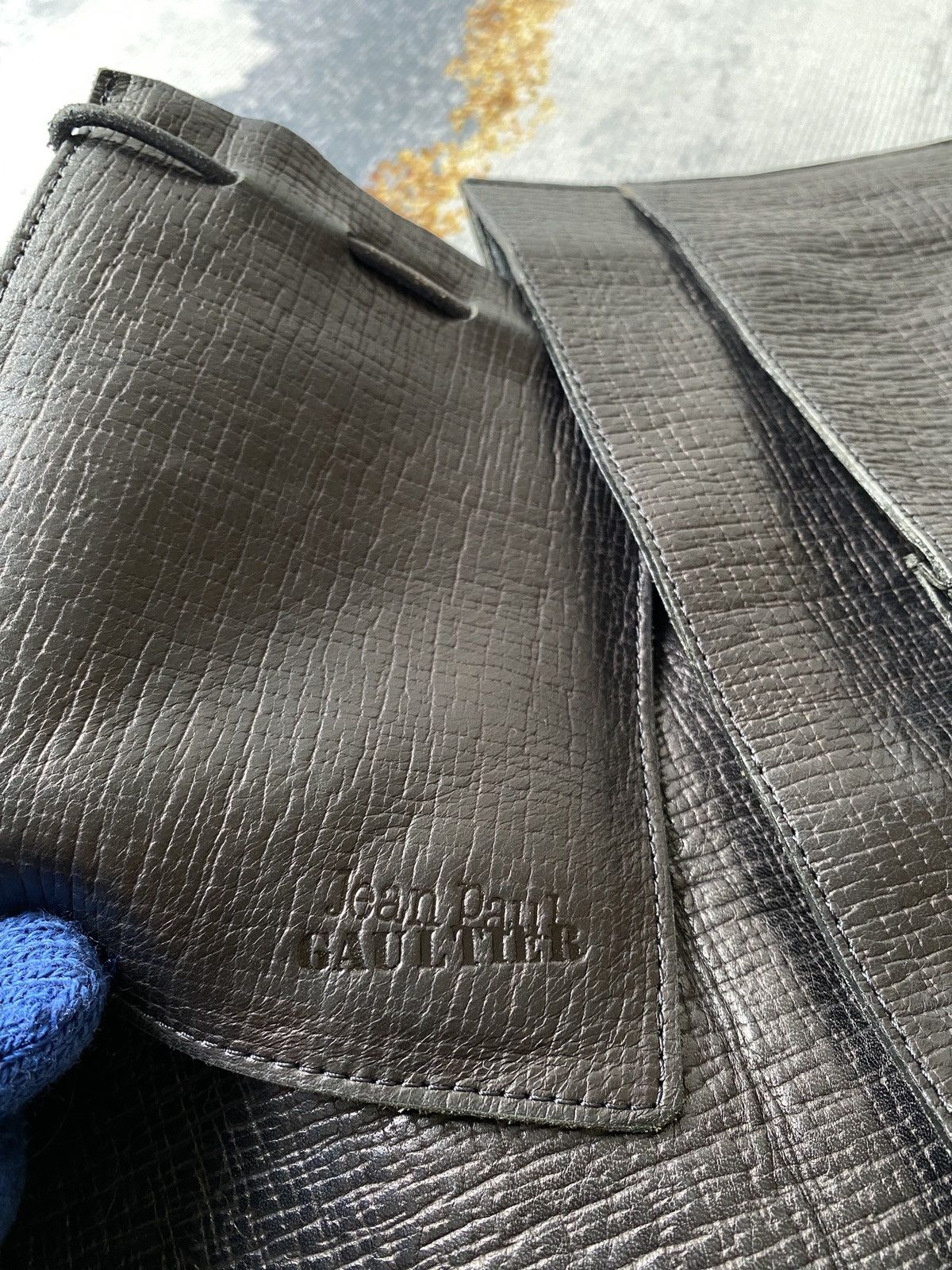 Jean Paul Gaultier Japanese Brand Jean Paul Gaultier Leather Sling Bag Size ONE SIZE - 8 Thumbnail