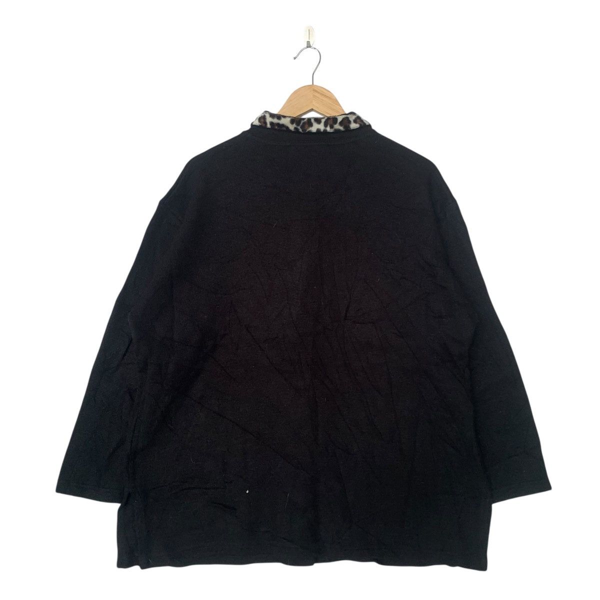 Vintage Vintage IDEE Made In ITALY Wool Designer Pocket Sweatshirt Size US XL / EU 56 / 4 - 4 Thumbnail