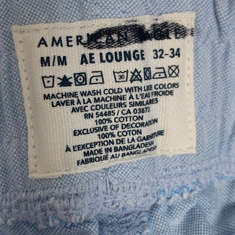 American Eagle Outfitters New American Eagle Mens Medium Cotton Lounge Shorts Size US 32 / EU 48 - 3 Thumbnail