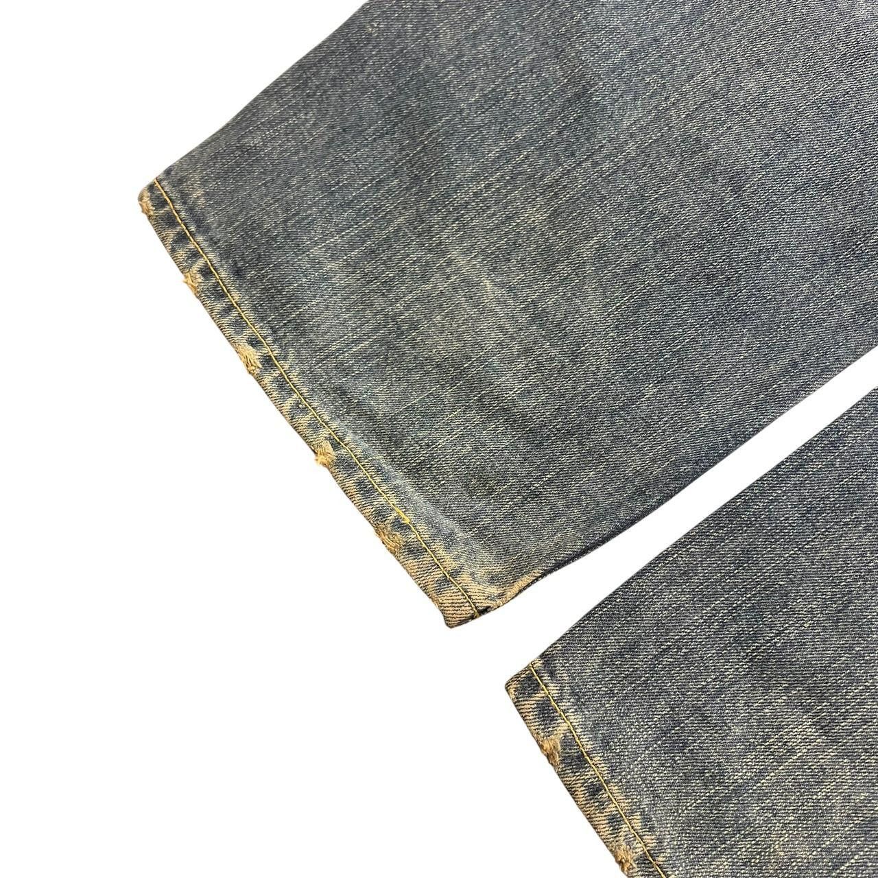 Karakuri Tamashii Karakuri Tamashii Embroidered Floral Japanese Jeans Waist 35 Size US 35 - 5 Thumbnail