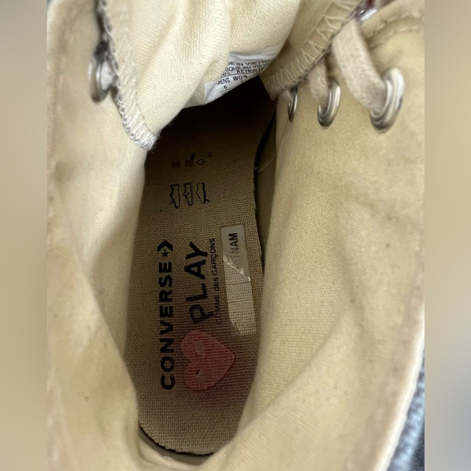 Converse Converse Chuck 70 CDG Hi Top Sneakers Gray Comme Des Garcons Size US 7 / IT 37 - 9 Thumbnail
