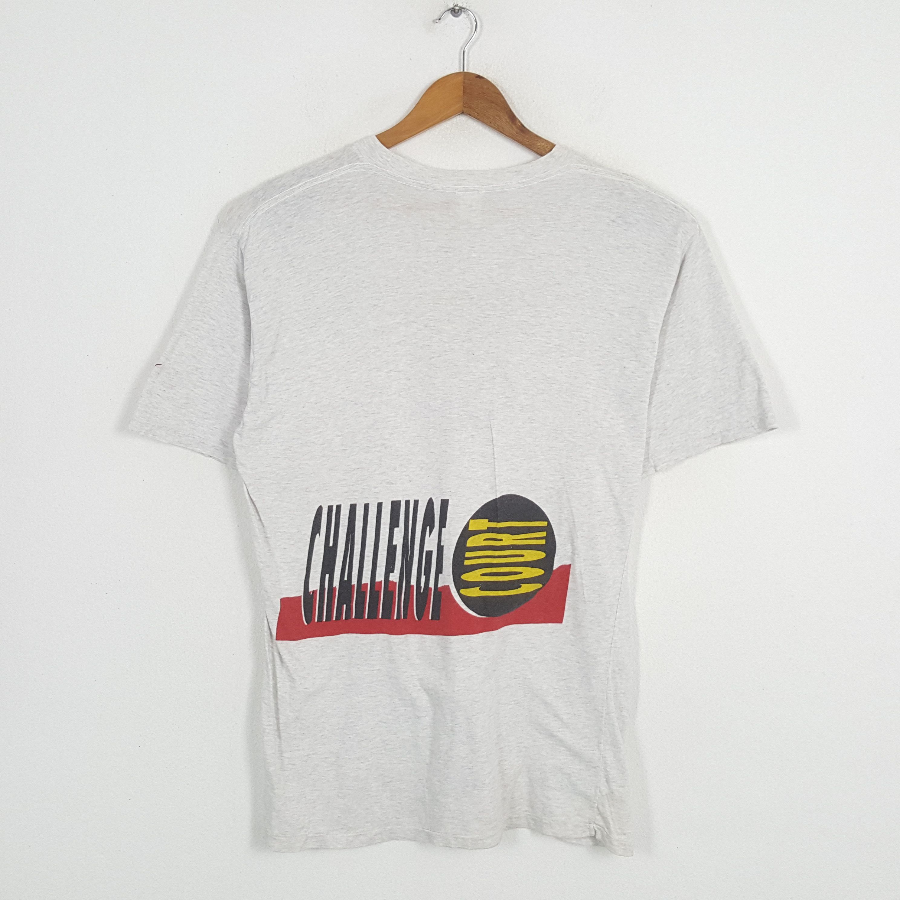 Japanese Brand × Nike × Vintage Vintage NIKE Challenge Court Tennis Style T-Shirts Size US L / EU 52-54 / 3 - 3 Thumbnail