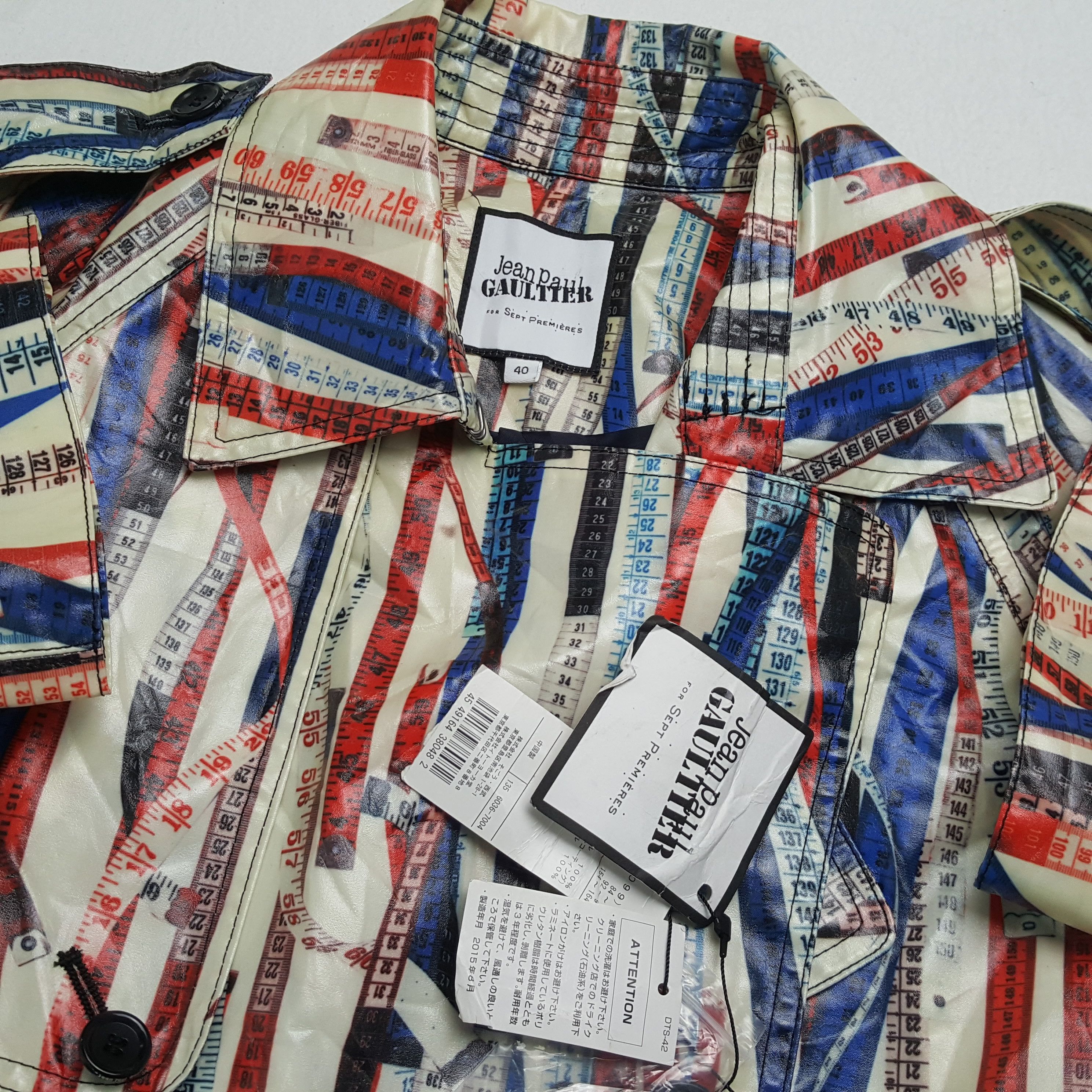Jean Paul Gaultier × Vintage JEAN PAUL GAULTIER Fashion Style Rare Design Trench Jacket Size S / US 4 / IT 40 - 10 Thumbnail