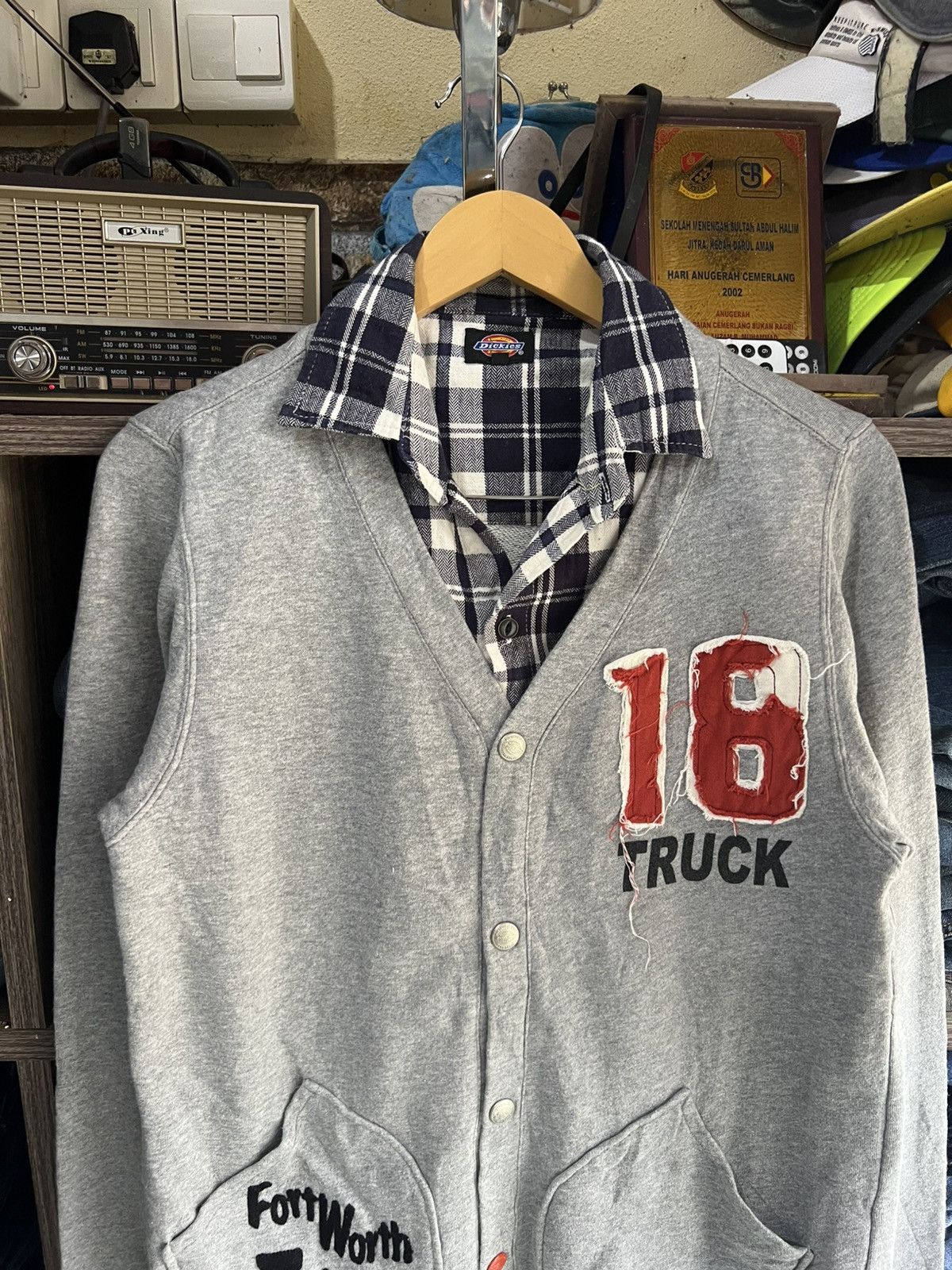 Dickies 🔥Rare Dickies Fortworth Texas Flannel Button Cardigan Size US M / EU 48-50 / 2 - 5 Thumbnail