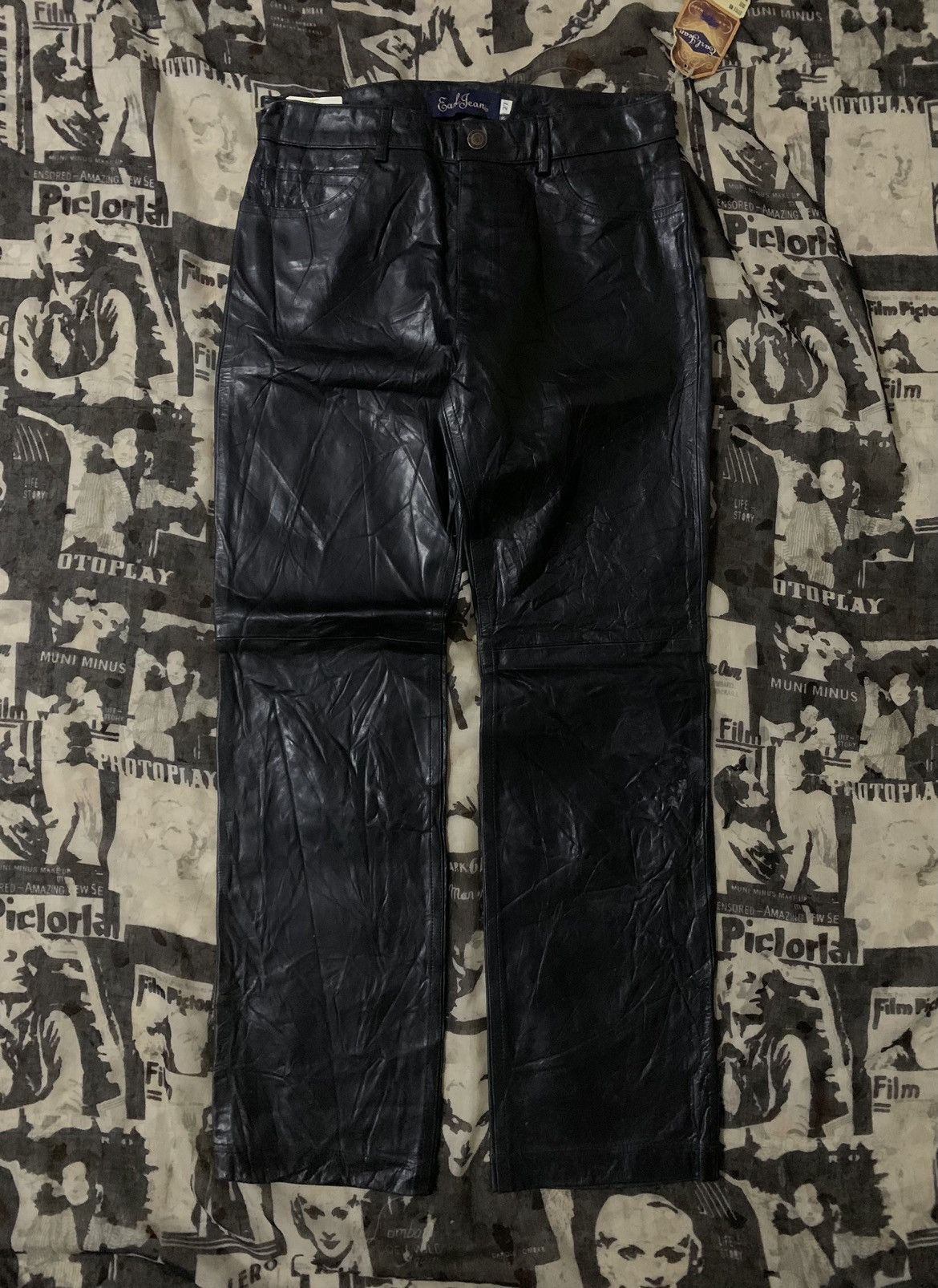 Earl Jeans 💥Avant Garde Earl Jean Leather Pant Size 27" / US 4 / IT 40 - 1 Thumbnail