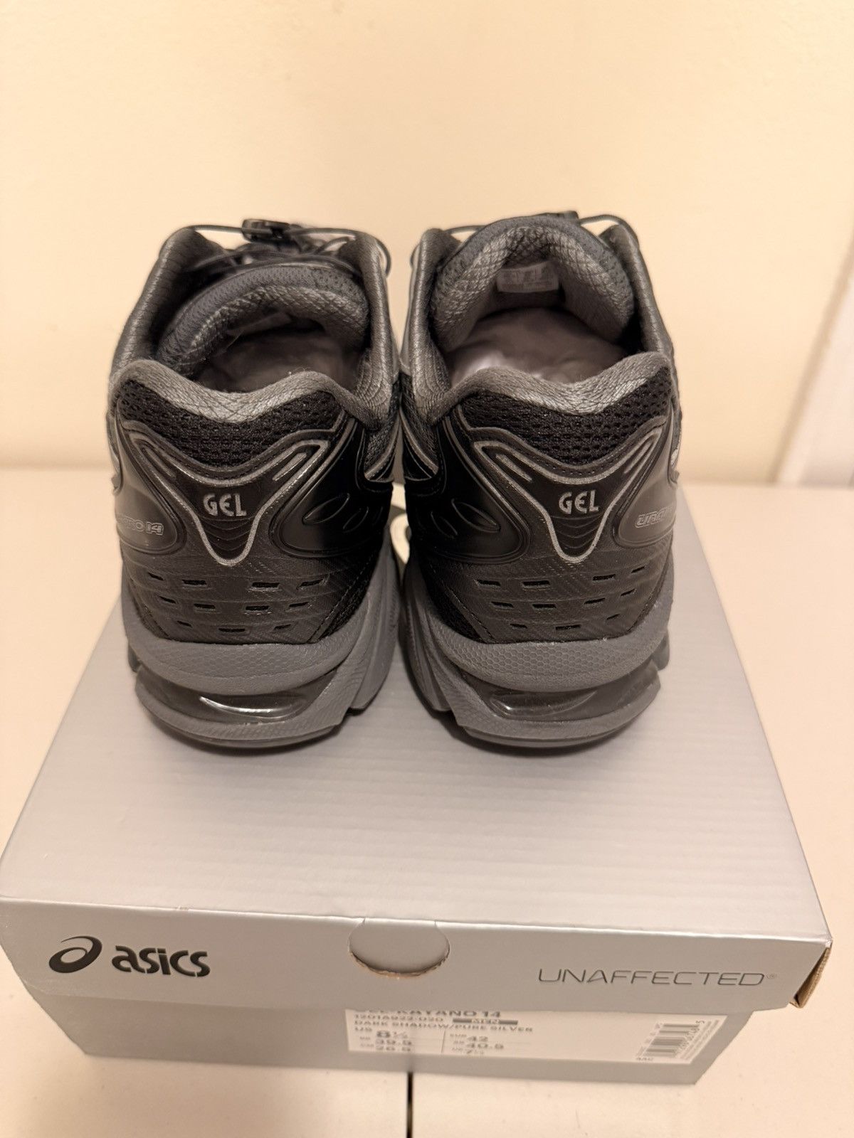 Asics Asics x Unaffected Gel-Kayano 14 Dark Shadow size 8.5 Men Size US 8.5 / EU 41-42 - 5 Thumbnail