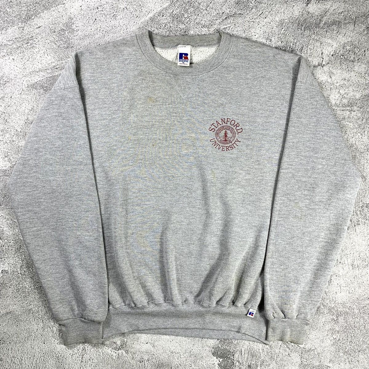 Russell Athletic × Vintage Vintage 90’s Sweatshirt Russell Athletic Size US L / EU 52-54 / 3 - 1 Thumbnail