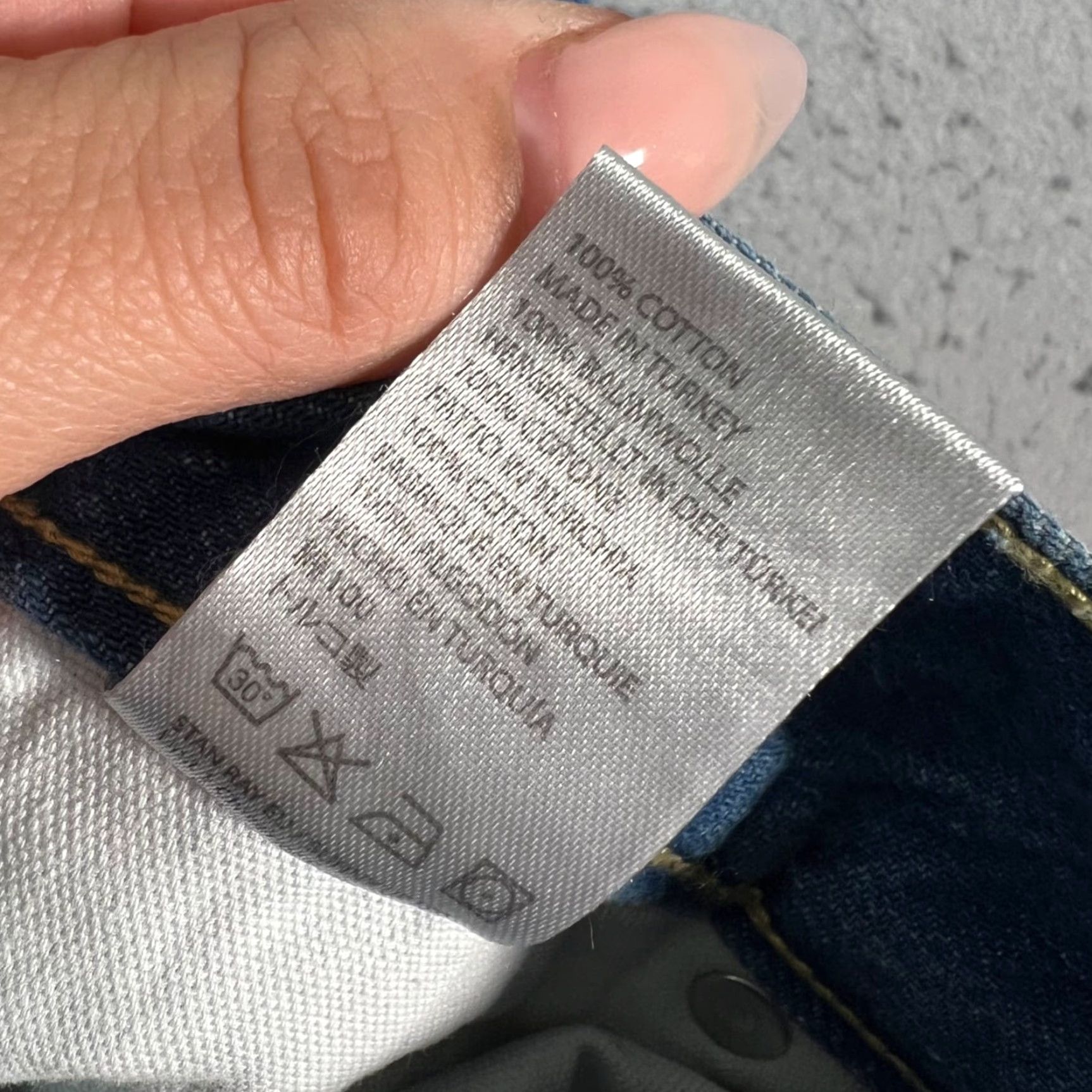 Stan Ray VINTAGE Stan Ray Jeans Mens 35 x 29 Relaxed Fit Distressed Denim Blue Size US 35 - 4 Thumbnail